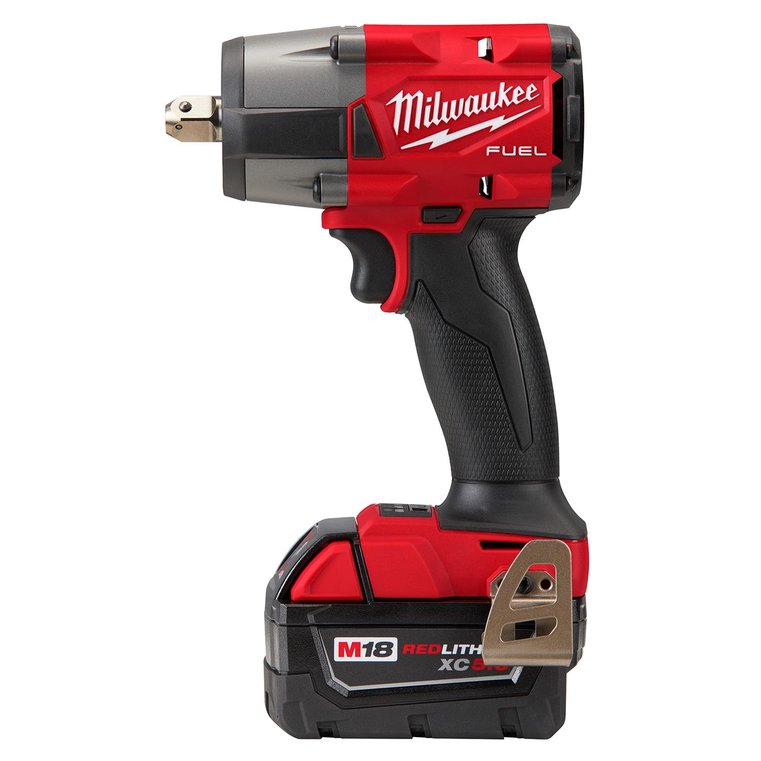 Milwaukee Tool 2962-22 Milwaukee M18 FUEL 1/2 in. Mid-Torque Impact ...