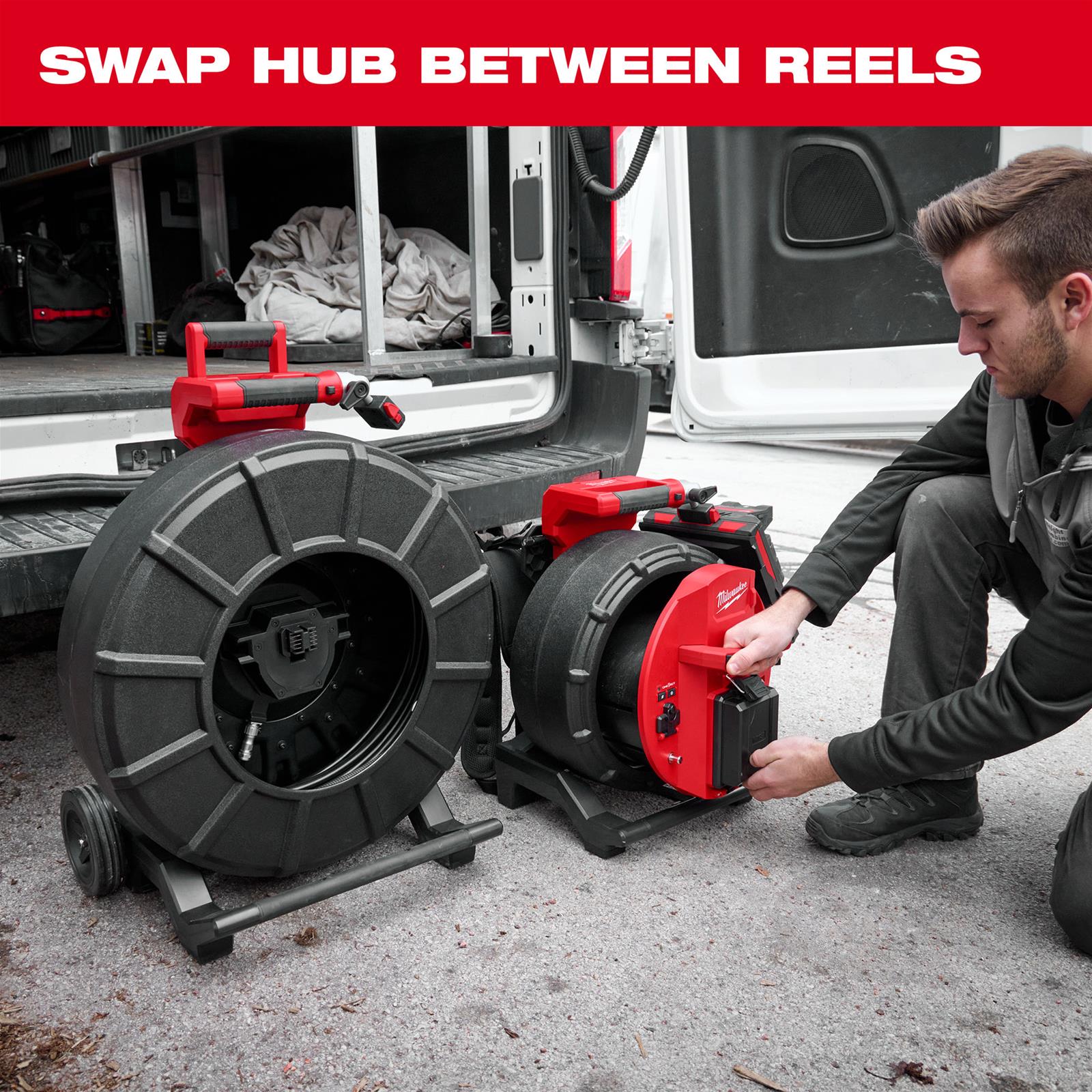 Milwaukee Tool 297220 Milwaukee Flexible Pipeline Inspection Reels