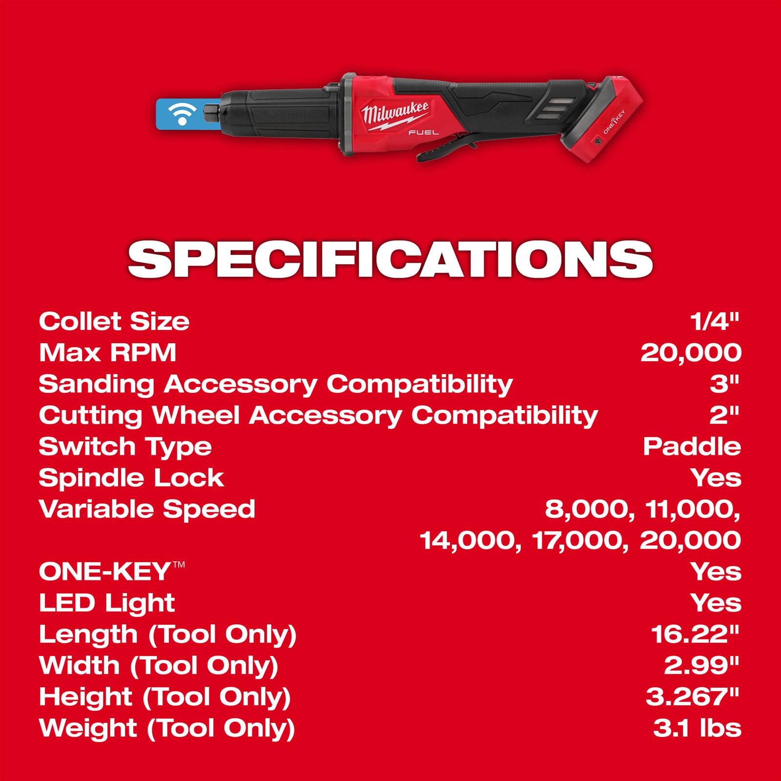 Milwaukee Tool 298420 Milwaukee M18 FUEL ONEKEY Variable Speed