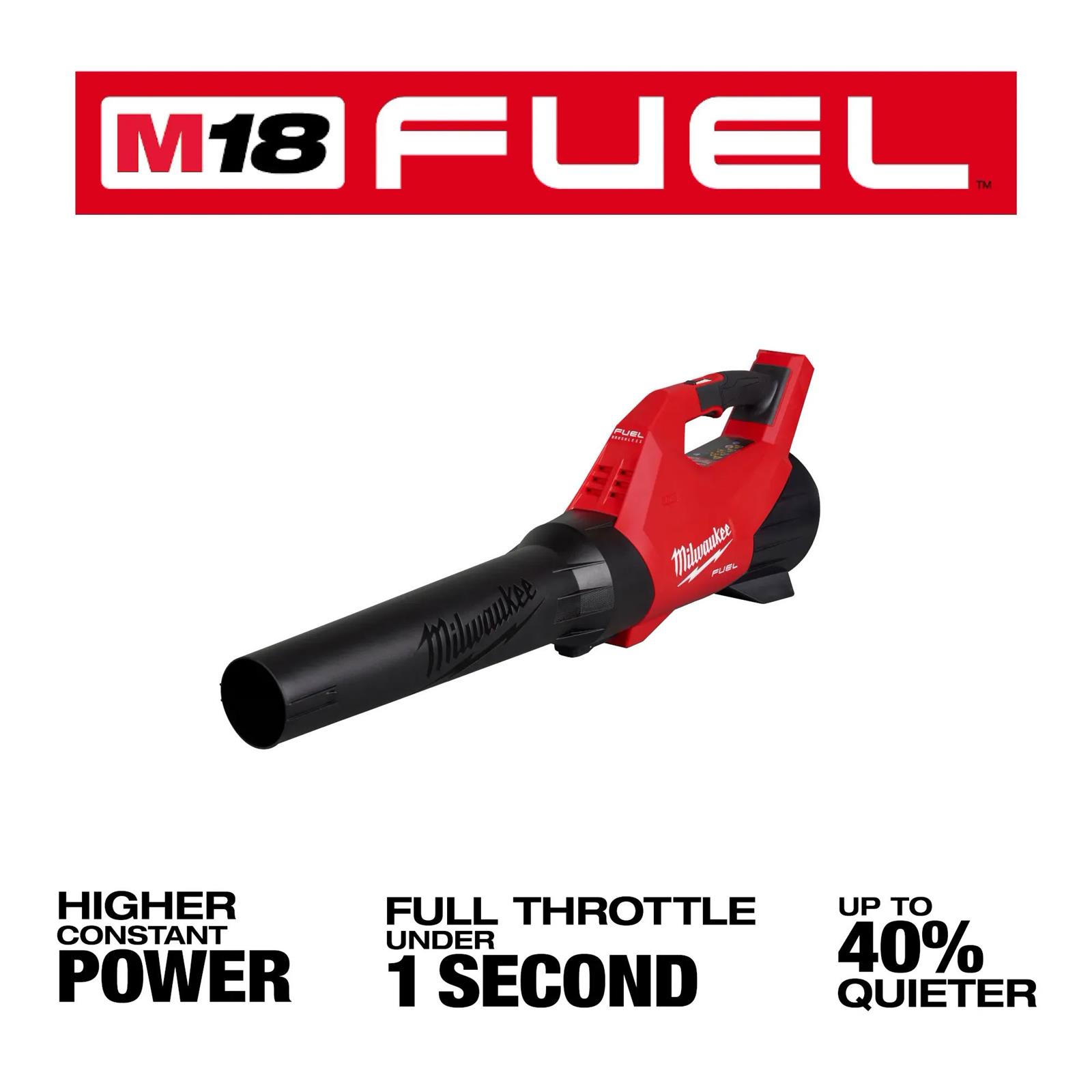 NEW Milwaukee 3017-20 M18 Fuel Cordless Leaf Blower – 18V, 500 CFM, Variable Speed