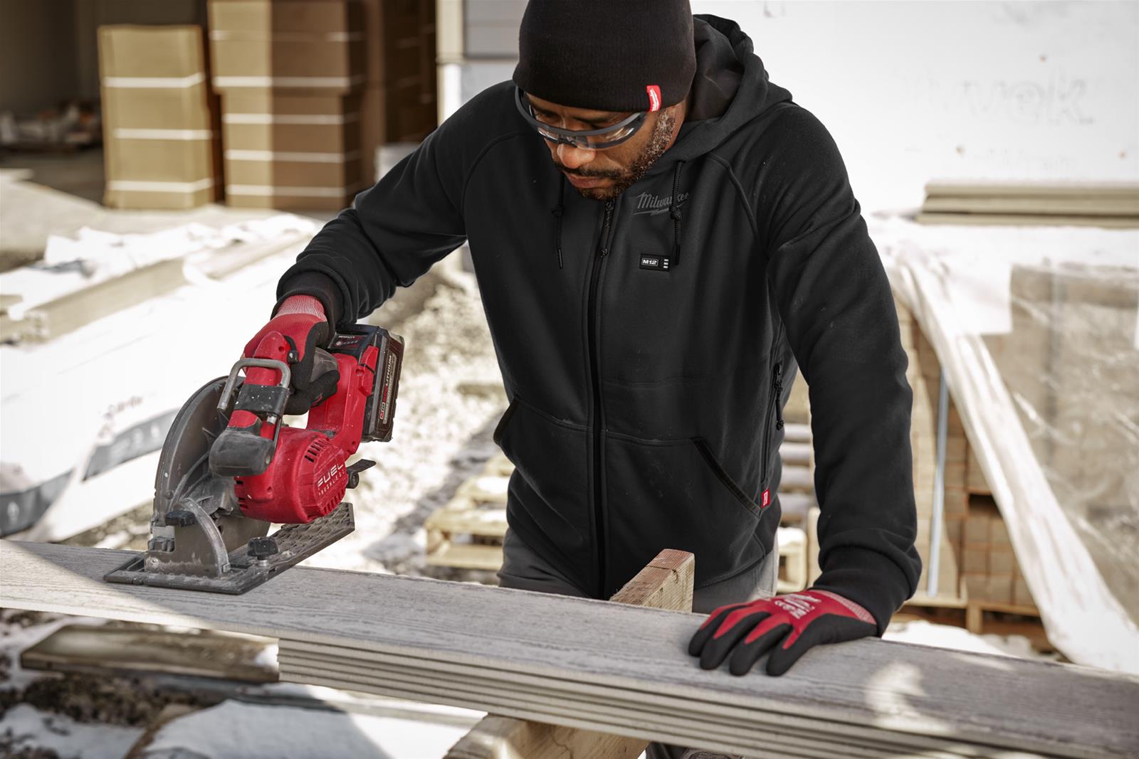 Milwaukee Tool 306B-213X Milwaukee M12 Heated Hooded Sweatshirts