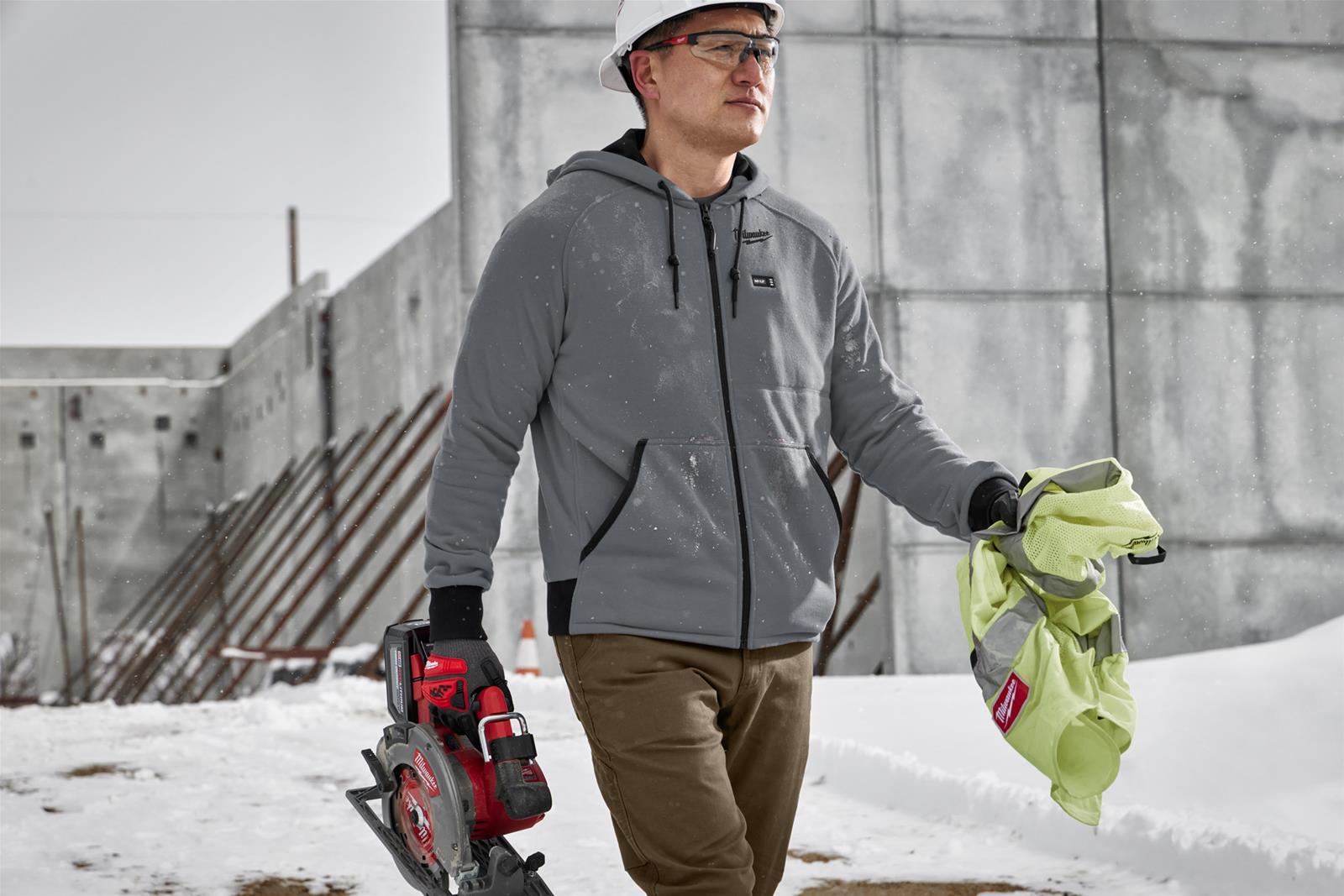 Milwaukee Tool 306G-20S Milwaukee M12 Heated Hooded Sweatshirts