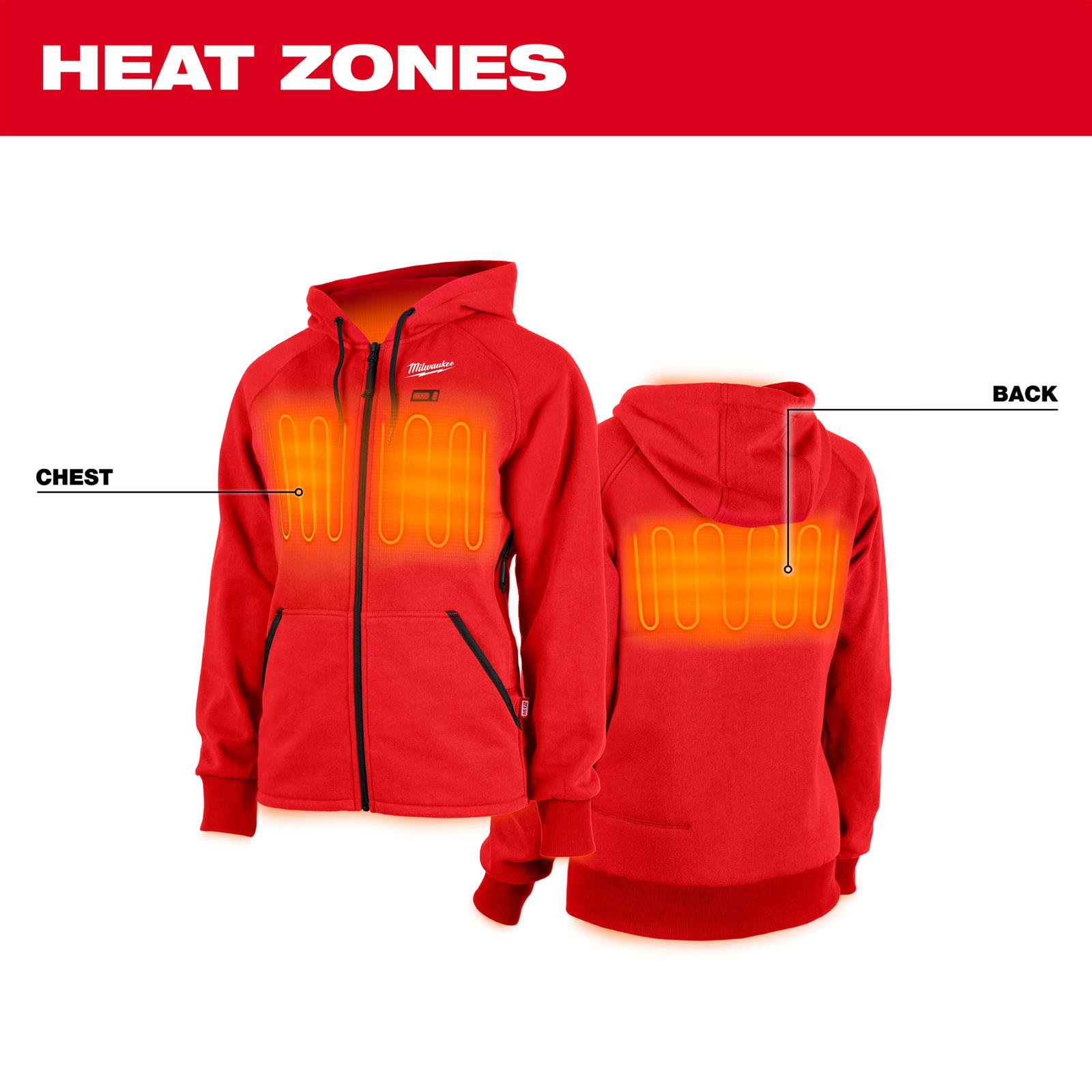 Milwaukee Tool 336R-21L Milwaukee M12 Women's Heated Hooded