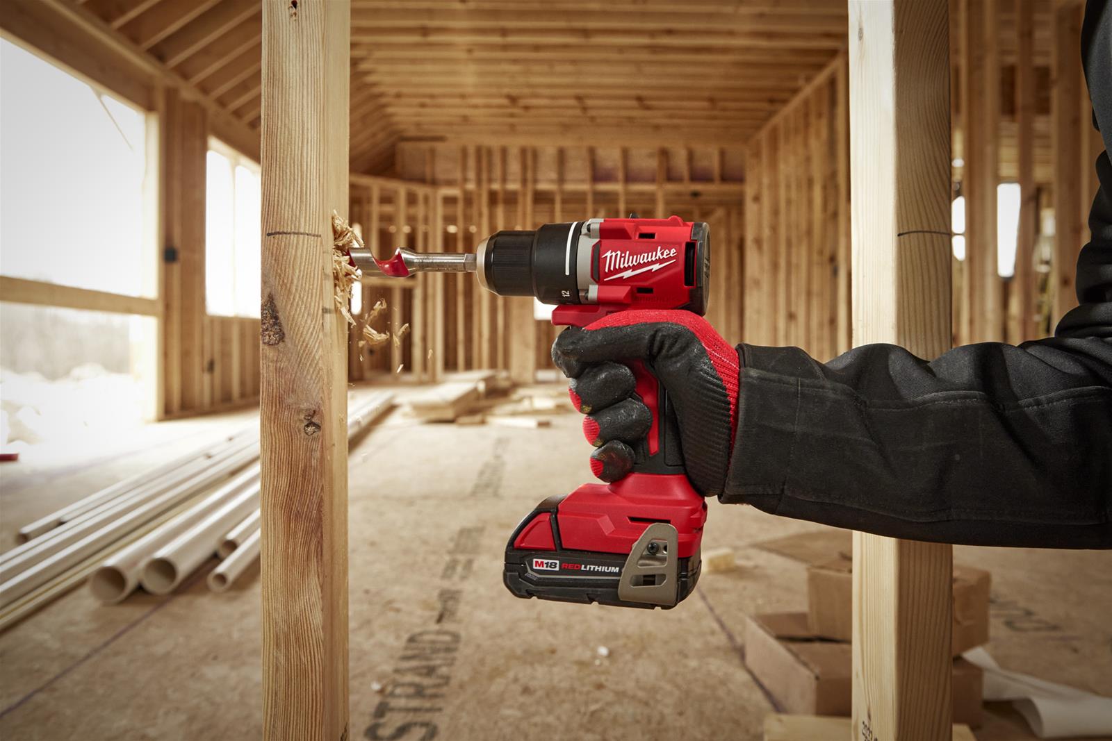 Milwaukee Tool 3601-21P Milwaukee M18 Compact Brushless 1/2 in. Drill ...