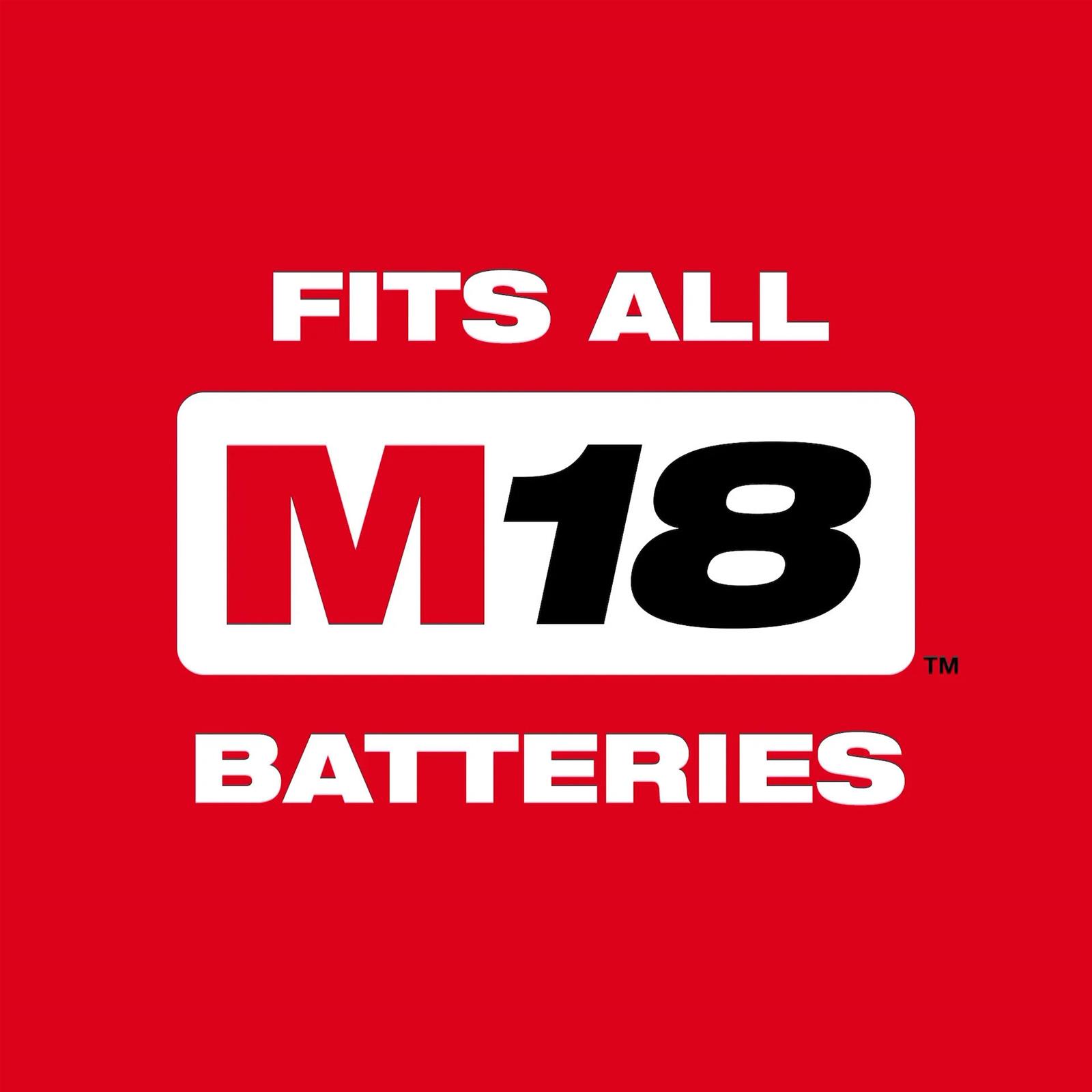 Milwaukee 3670-20 M18 FUEL 18V 4-1/2-6\" Paddle Braking Grinder – Bare Tool, Red