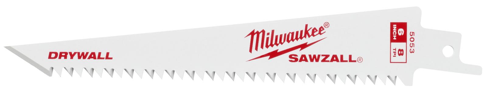 Milwaukee Tool 48-00-5053 Milwaukee 6 in. 8TPI Drywall SAWZALL