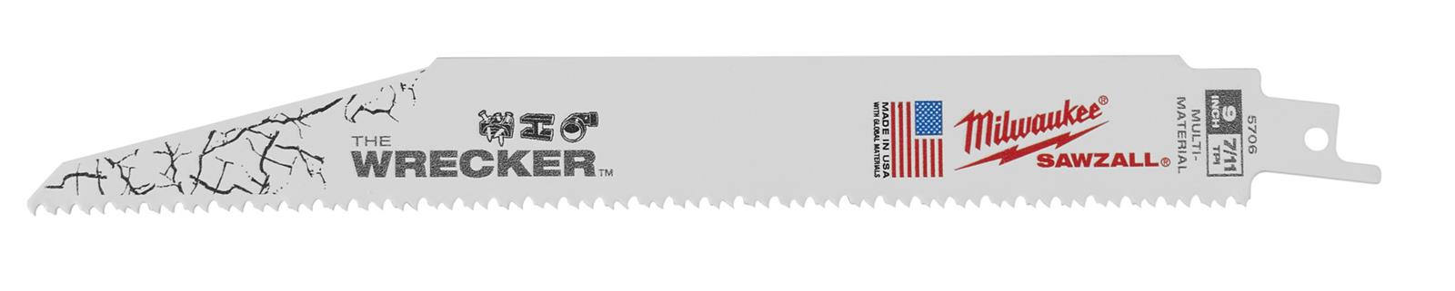 メイプル Milwaukee Tool 48-00-5706 Milwaukee SAWZALL WRECKER Multi-Material