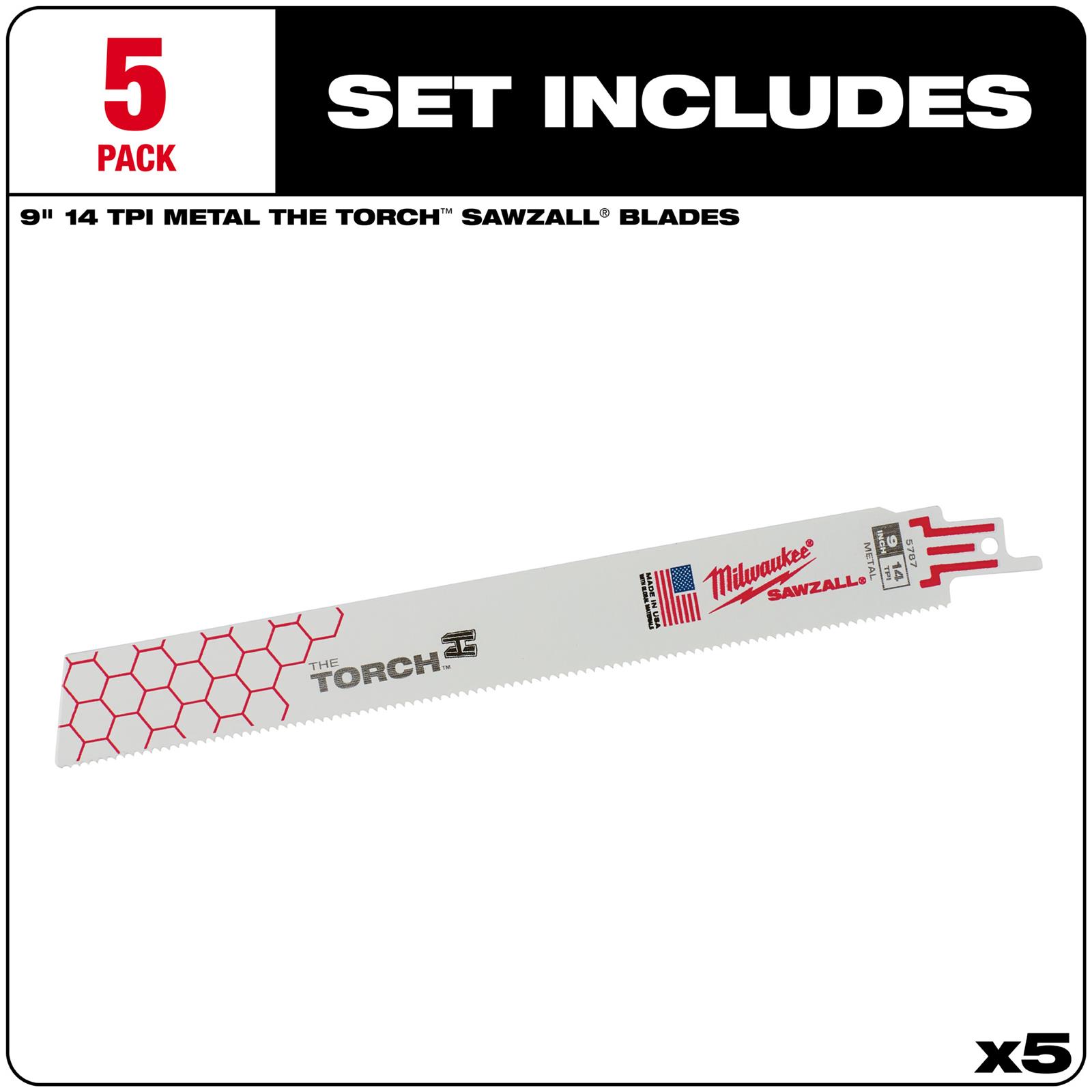 Milwaukee Tool 48-00-5787 Milwaukee SAWZALL TORCH Metal Demolition