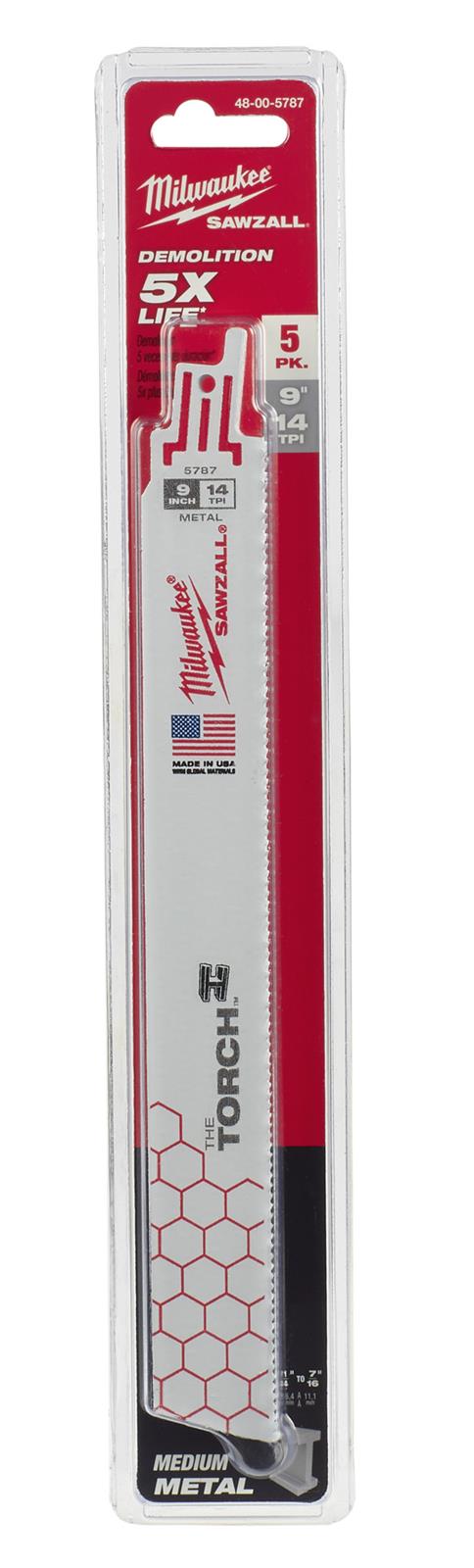 Milwaukee Tool 48-00-5787 Milwaukee SAWZALL TORCH Metal Demolition