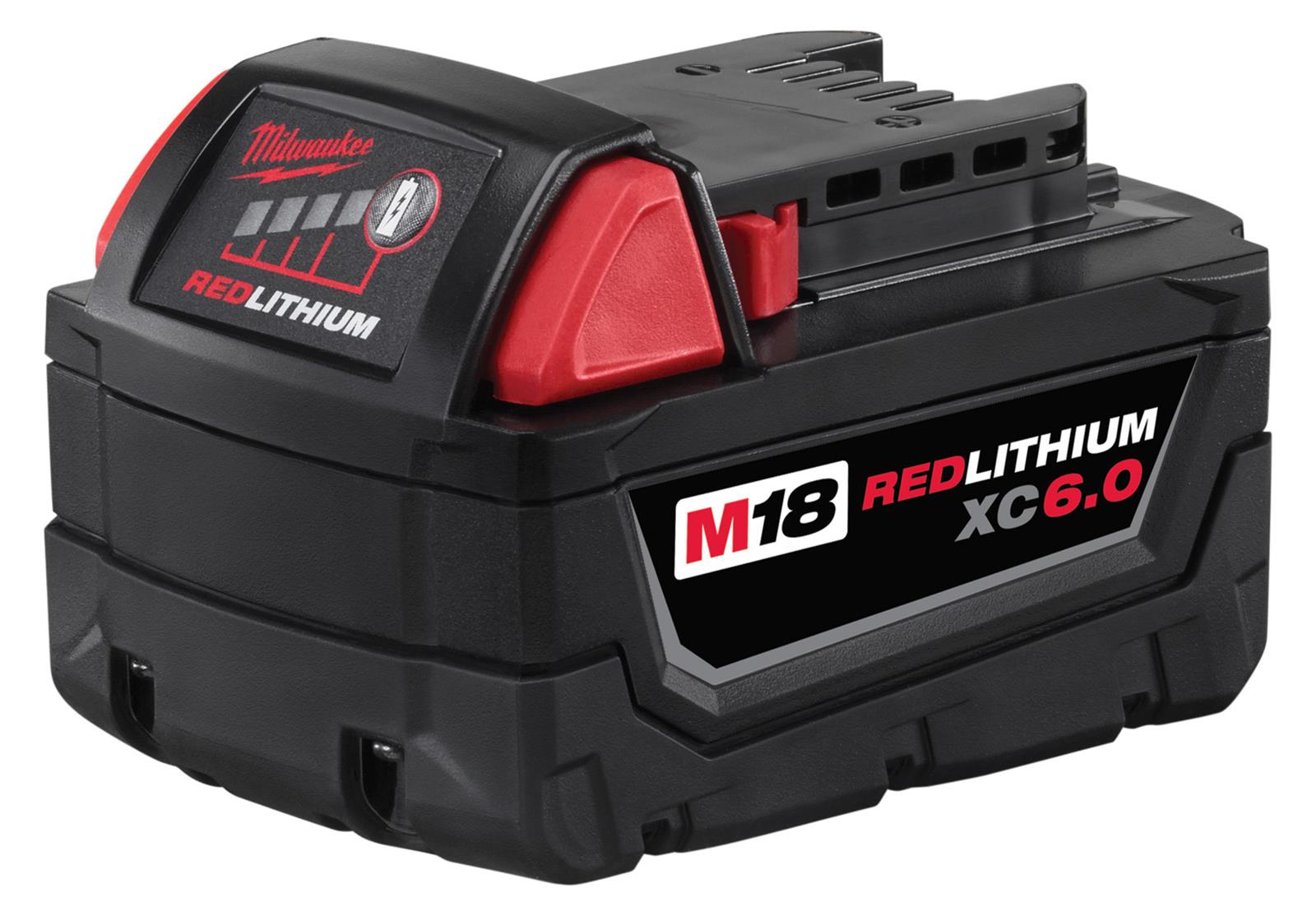 Milwaukee Tool 48-11-1860 Milwaukee M18 REDLITHIUM XC6.0 Batteries ...