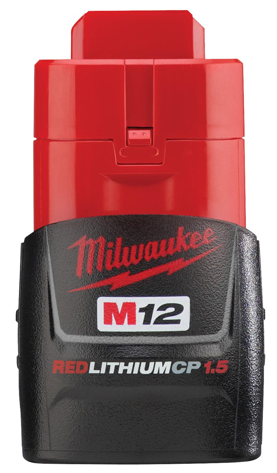 MILWAUKEE M12 GENUINE 48-11-2401 12V 1.5AH 18WAH RED LITHIUM LION BATTERY NEW! 