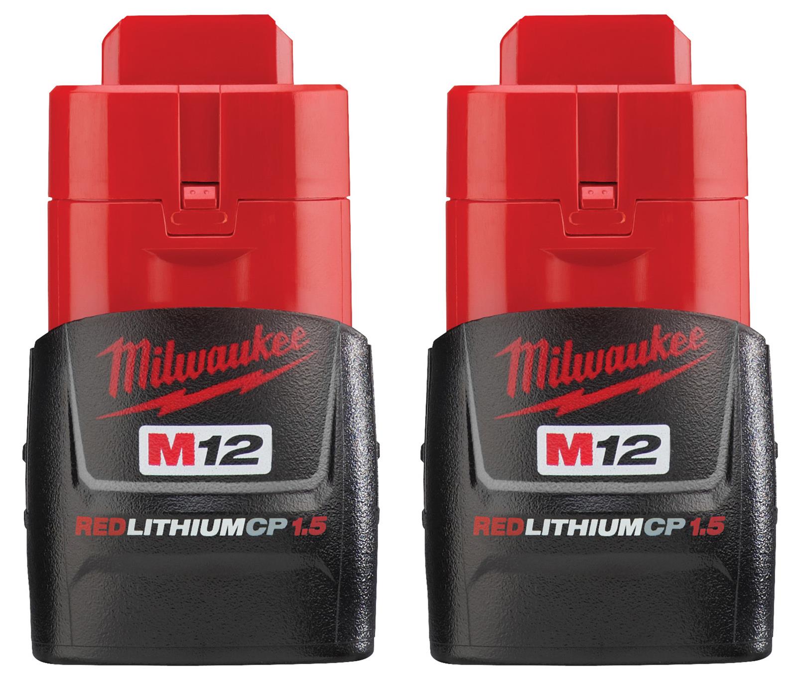 Milwaukee Tool 48112411 Milwaukee M12 REDLITHIUM CP1.5 Batteries