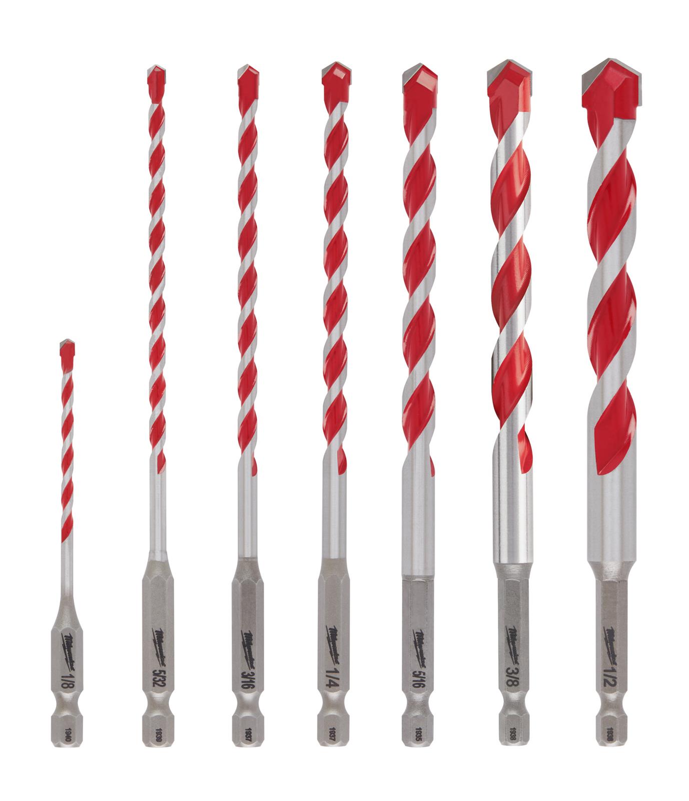 Milwaukee Tool 48-20-9057 Milwaukee Carbide Hammer Drill Bits
