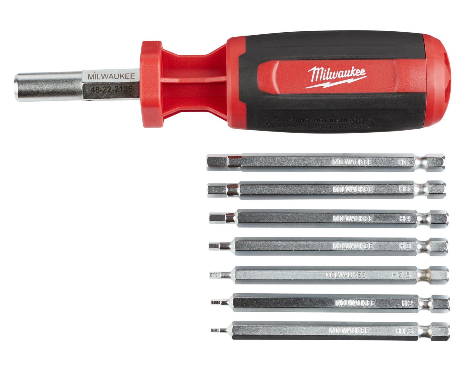 akaちゃんキープ Milwaukee Tool 48-22-2136 Milwaukee 9-in-1 Hex/Key Drive Multi-Bit