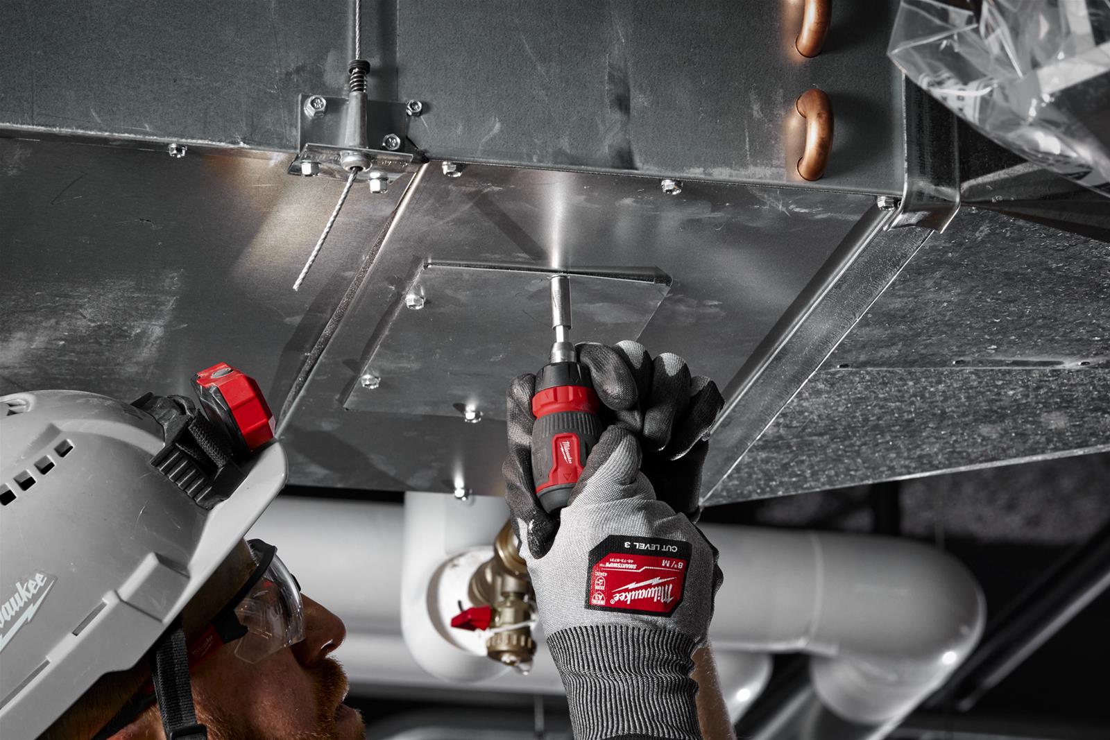 Milwaukee Tool 48-22-2913 Milwaukee 8-in-1 Compact Ratcheting Multi-Bit ...