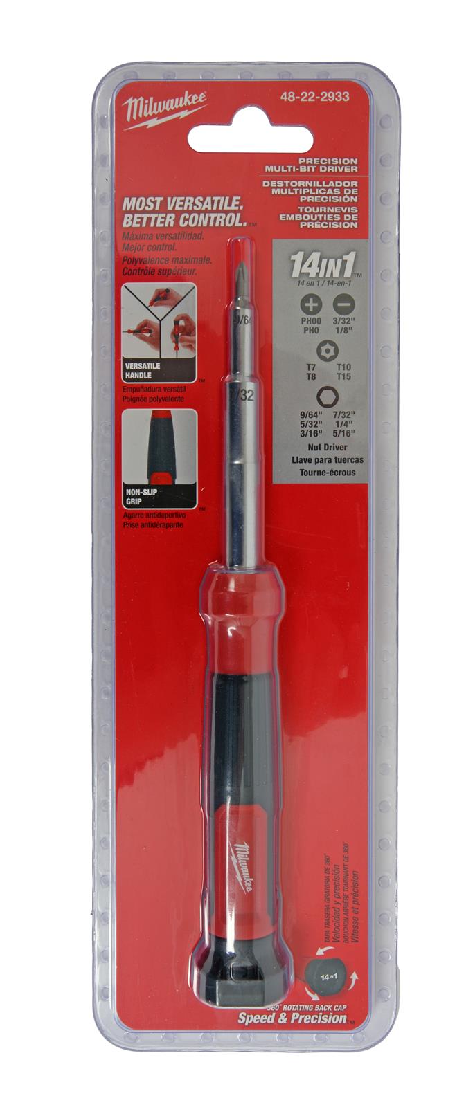 Milwaukee Tool 48-22-2933 Milwaukee 14-in-1 Multi-Bit Drivers