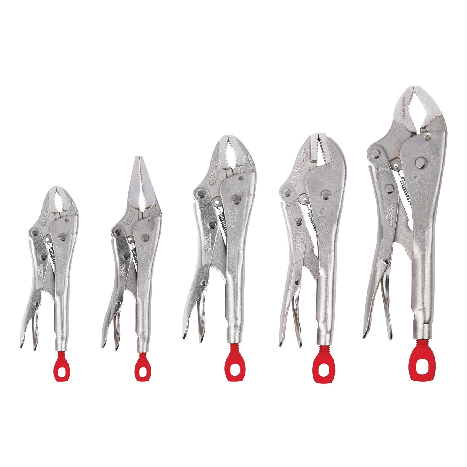 Milwaukee Torque Lock Curved Jaw Locking Pliers Set