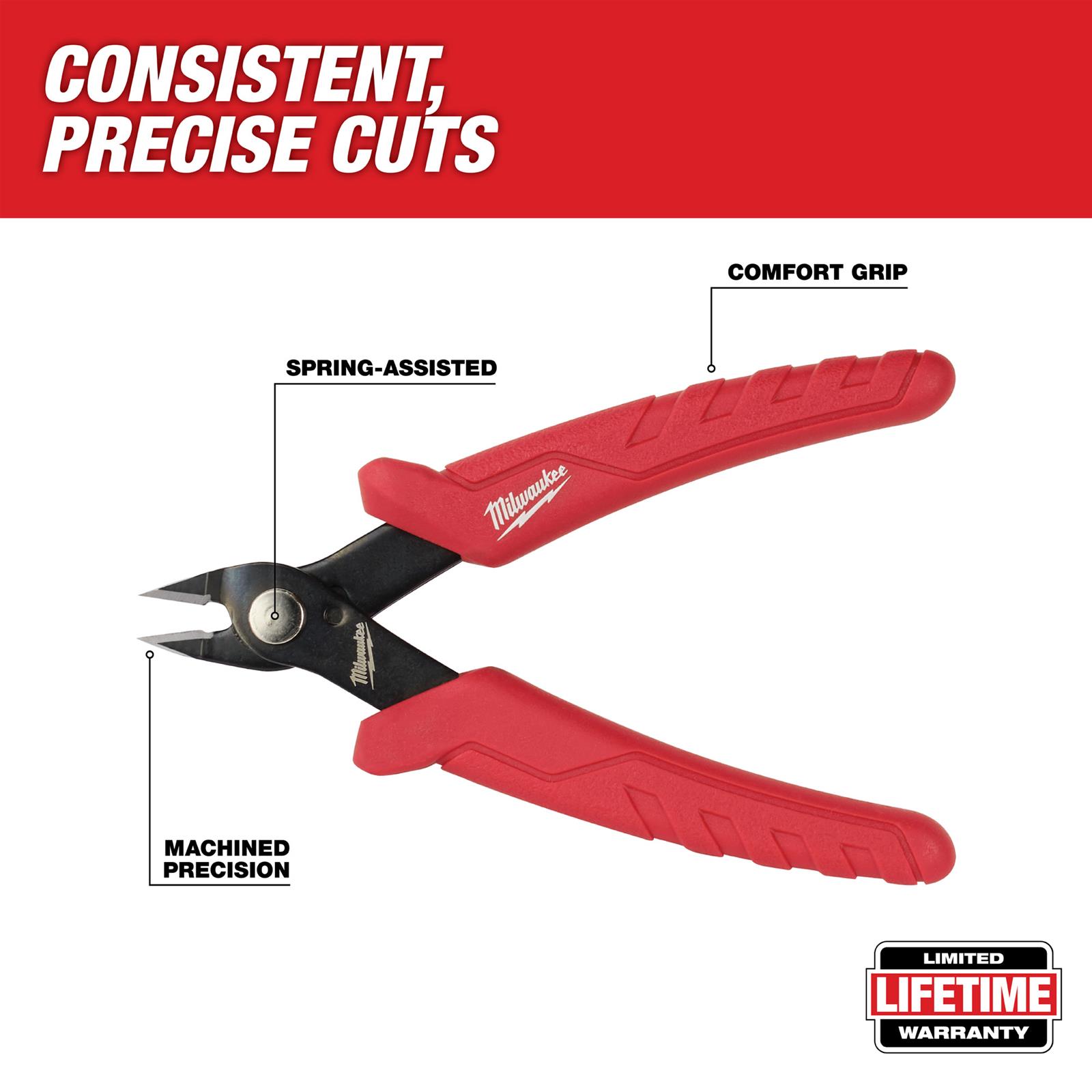 Milwaukee Tool 48-22-6105 Milwaukee Mini Flush Cutters | Summit Racing