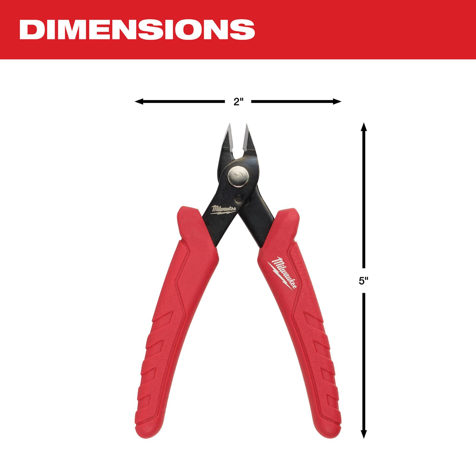 Milwaukee Tool 48-22-6105 Milwaukee Mini Flush Cutters | Summit Racing