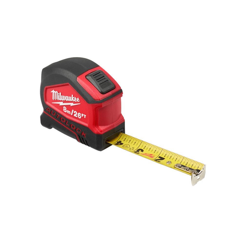 Milwaukee Tool 48226826 Milwaukee Auto Lock Tape Measures Summit Racing