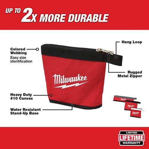 Milwaukee Tool 48-22-8183 Milwaukee Zipper Pouch Sets | Summit Racing