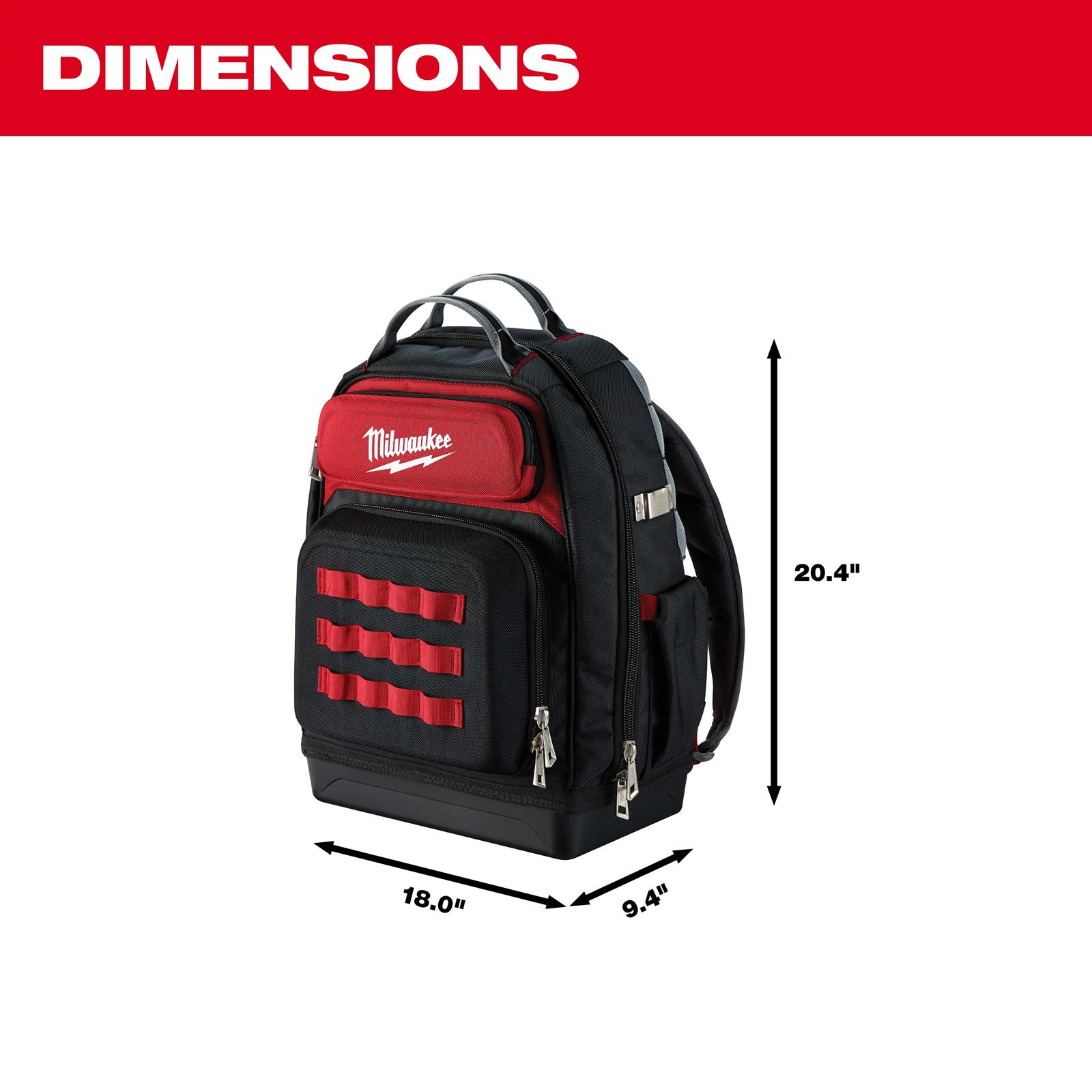 Milwaukee Tool 48-22-8201 Milwaukee Ultimate Jobsite Backpacks 