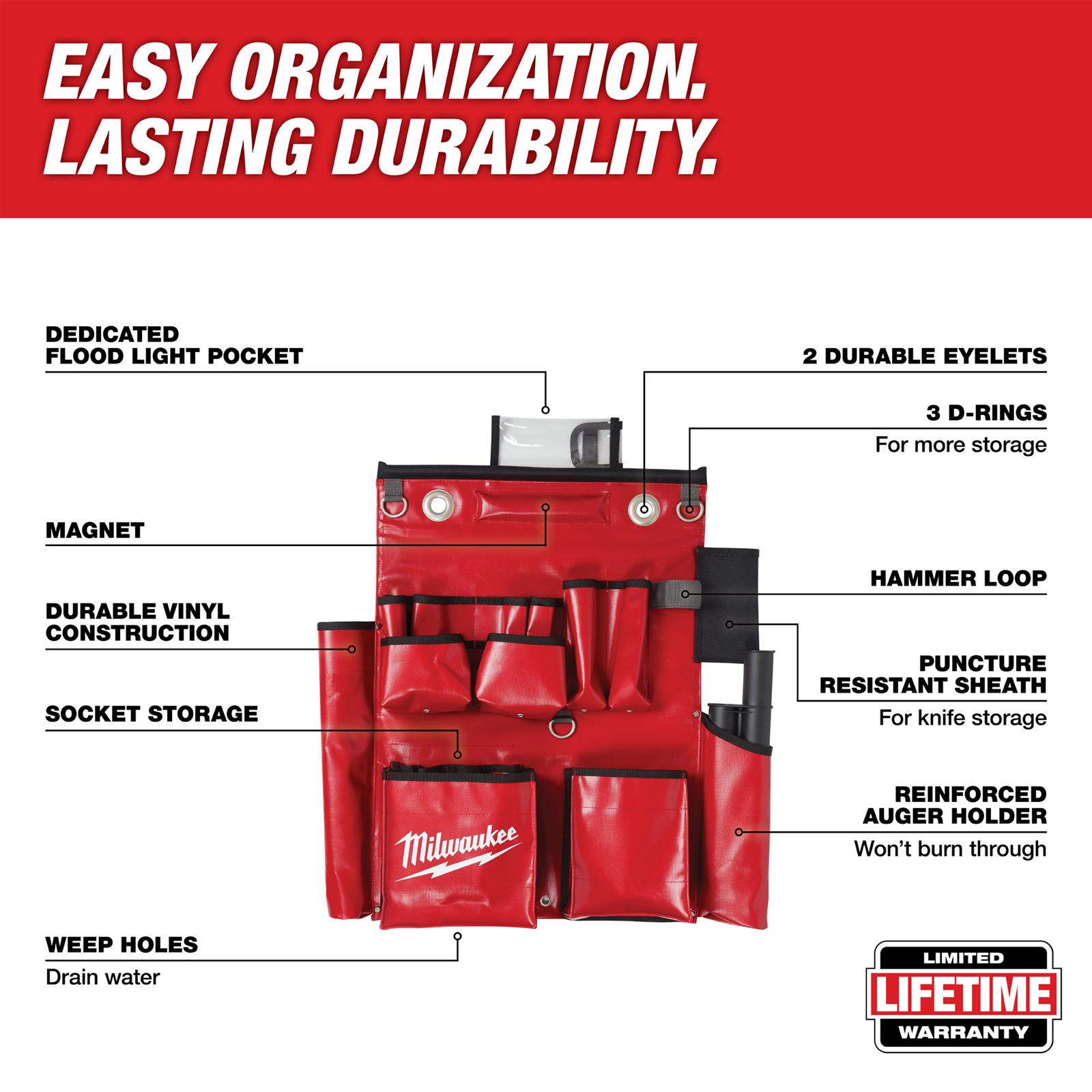 Milwaukee Tool 48228291 Milwaukee Lineman's Compact Aerial Tool