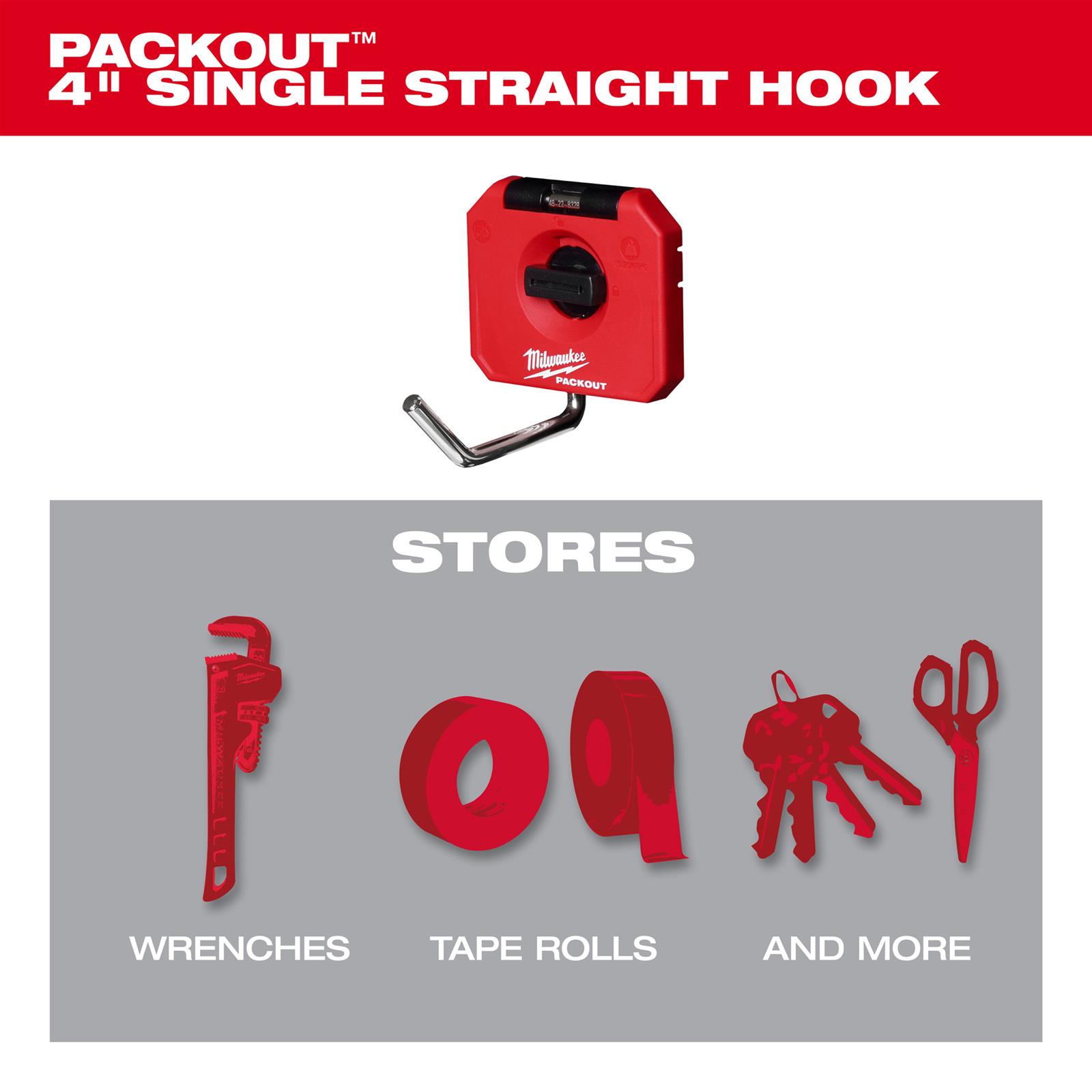 Milwaukee Tool 48228328 Milwaukee PACKOUT Hooks Summit Racing