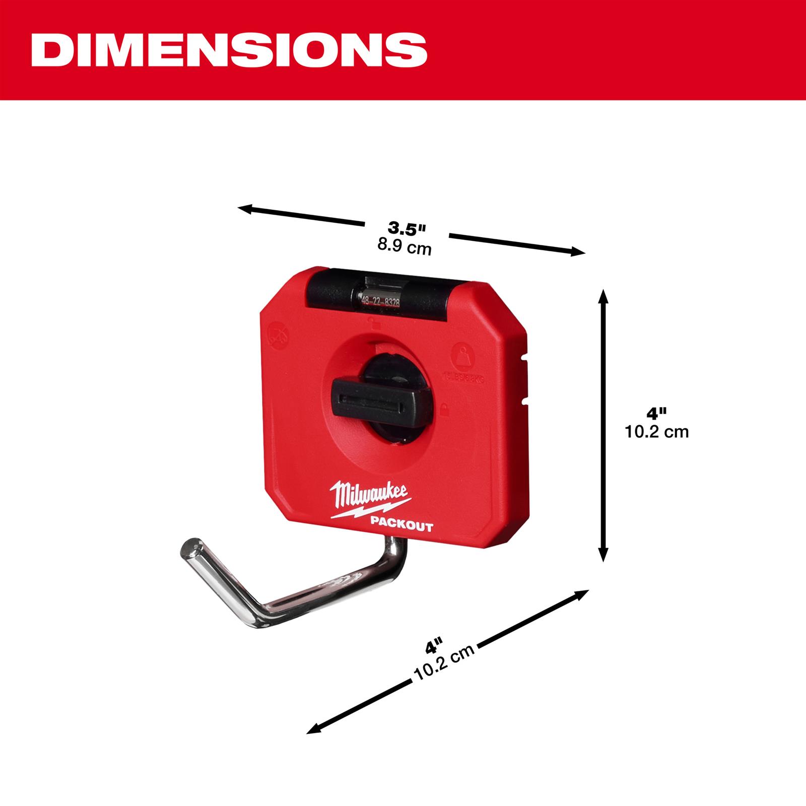 Milwaukee Tool 48228328 Milwaukee PACKOUT Hooks Summit Racing