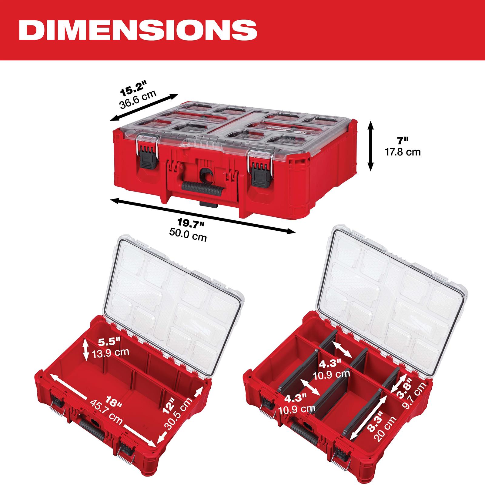 Milwaukee Tool 48-22-8432 Milwaukee PACKOUT Organizers | Summit Racing