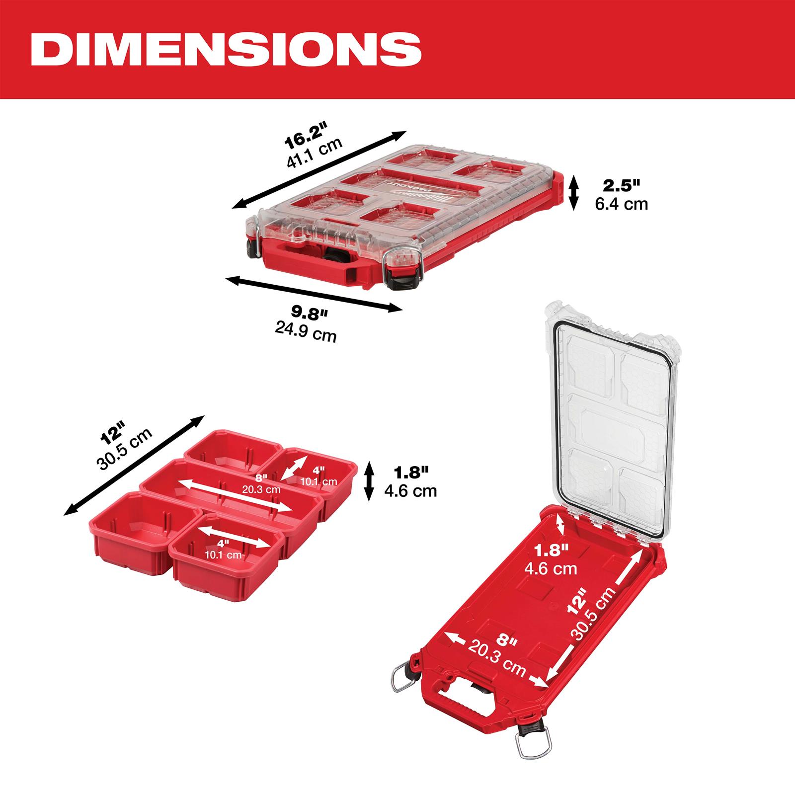 Milwaukee Tool 48-22-8436 Milwaukee PACKOUT Organizers | Summit Racing