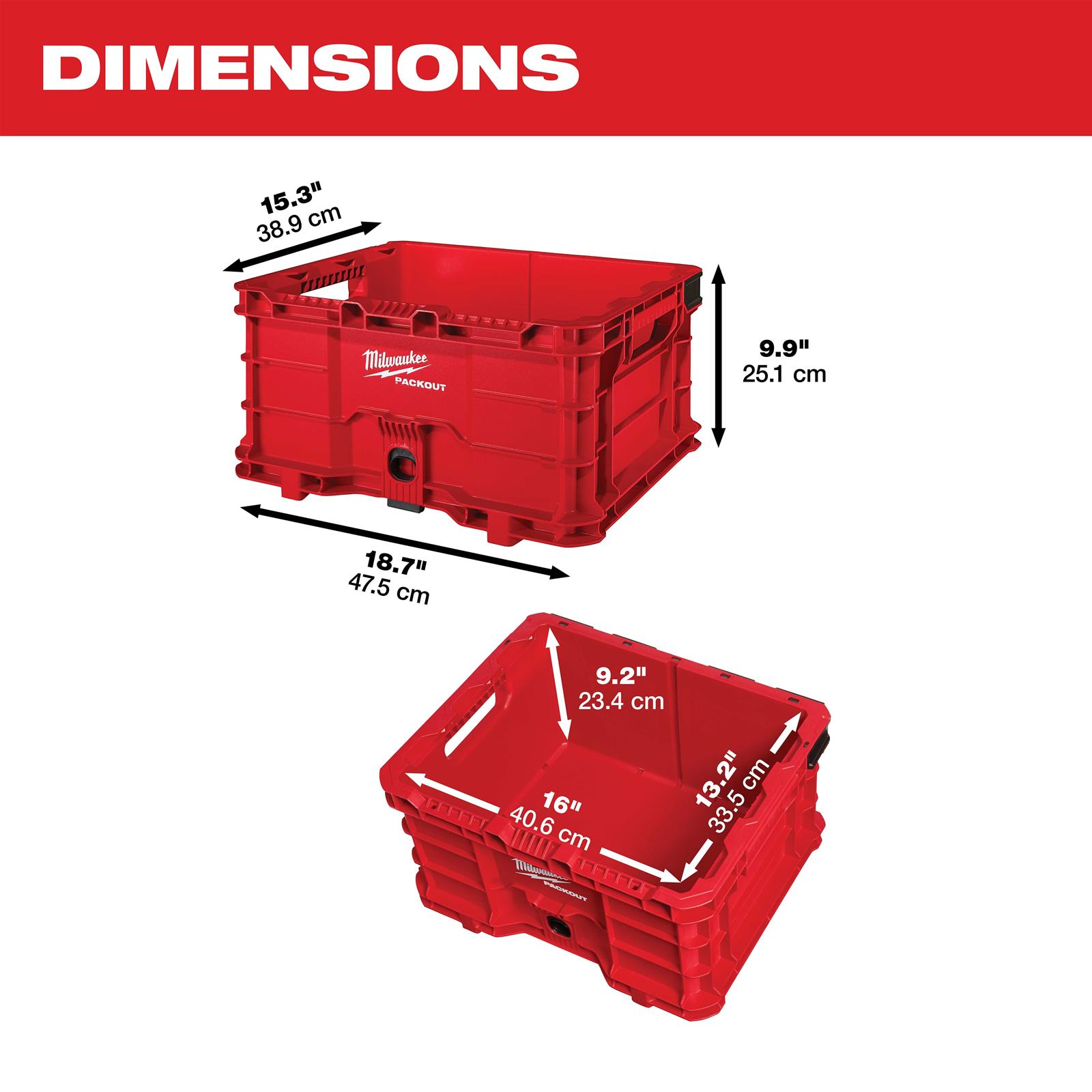 Milwaukee Tool 48-22-8440 Milwaukee PACKOUT Crates | Summit Racing