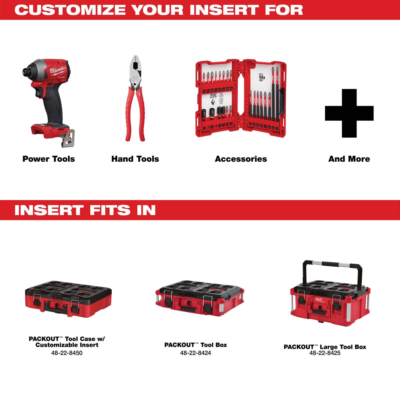 Milwaukee Tool 48-22-8451 Milwaukee Customizable PACKOUT Foam