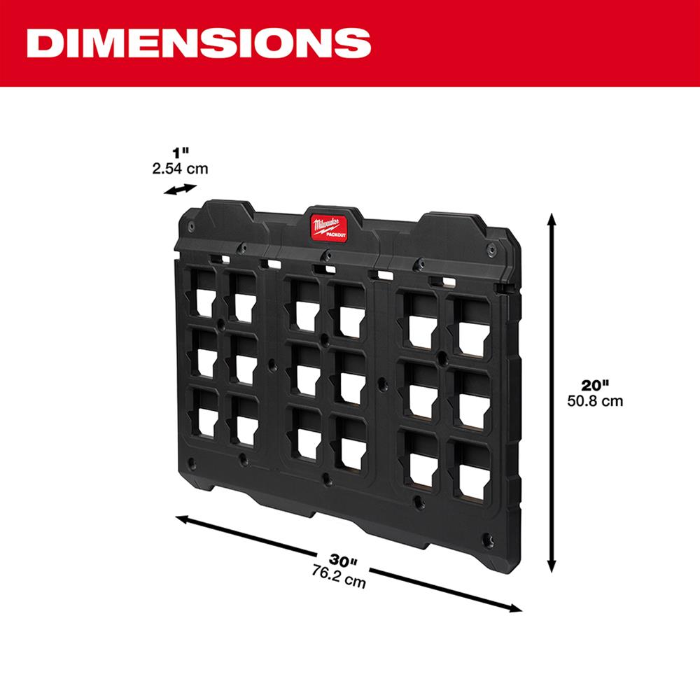Milwaukee Tool 48228487 Milwaukee PACKOUT Wall Plates Summit Racing