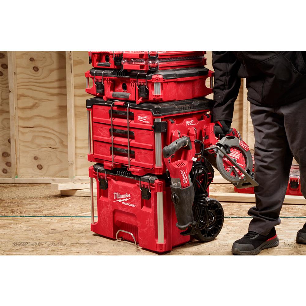 Milwaukee Tool 48-22-8606 Milwaukee PACKOUT Toolbox 3-Hook