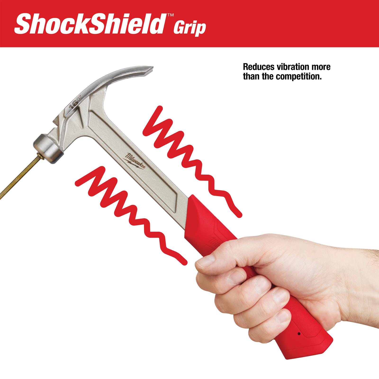 Milwaukee Tool 48229018 Milwaukee Smooth Face Hybrid Claw Hammers