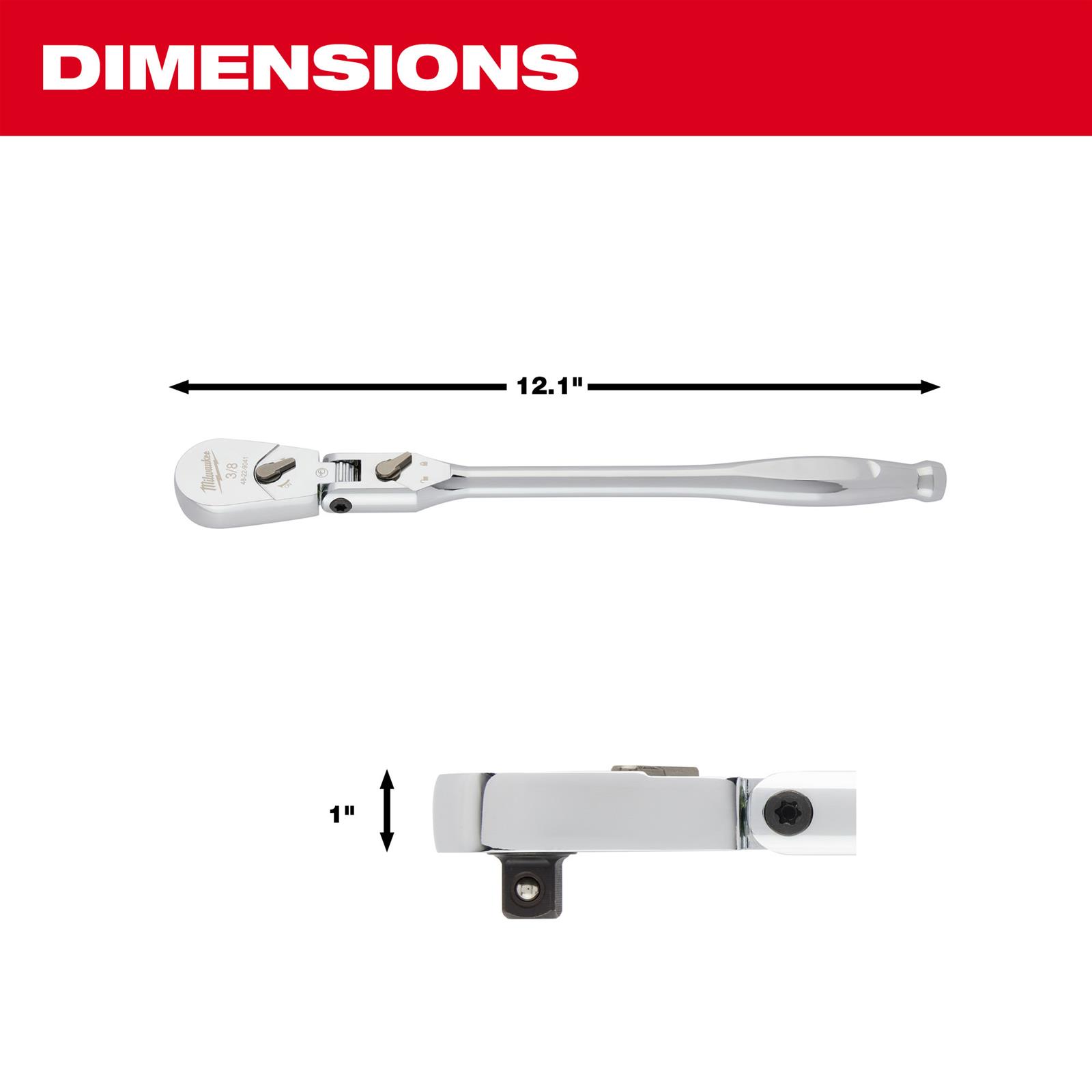 Milwaukee Tool 48229041 Milwaukee Flex Head Ratchets Summit Racing
