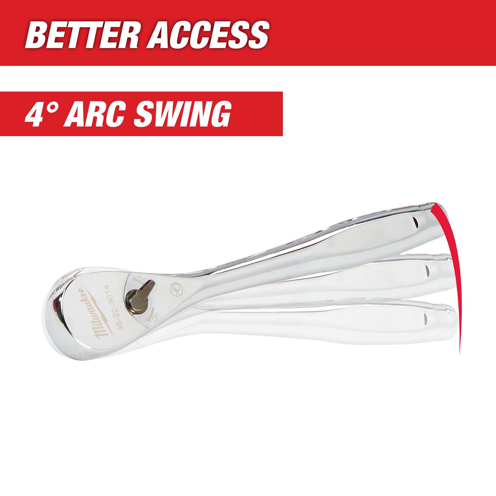 Milwaukee Tool 48-22-9050 Milwaukee Drive Ratchets | Summit Racing