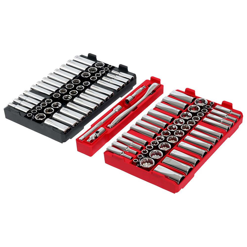 Milwaukee Tool 48-22-9285 Milwaukee 98-Piece Ratchet and Socket