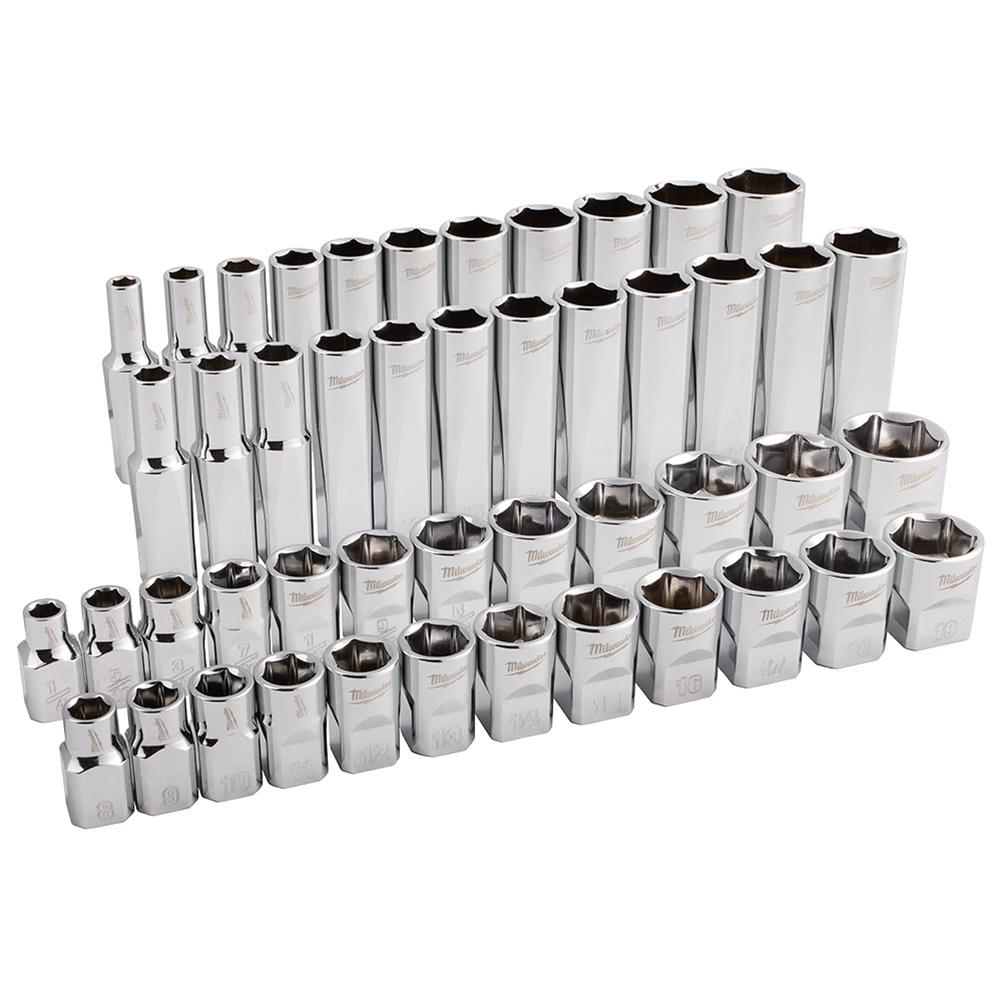 Milwaukee Tool 48-22-9285 Milwaukee 98-Piece Ratchet and Socket