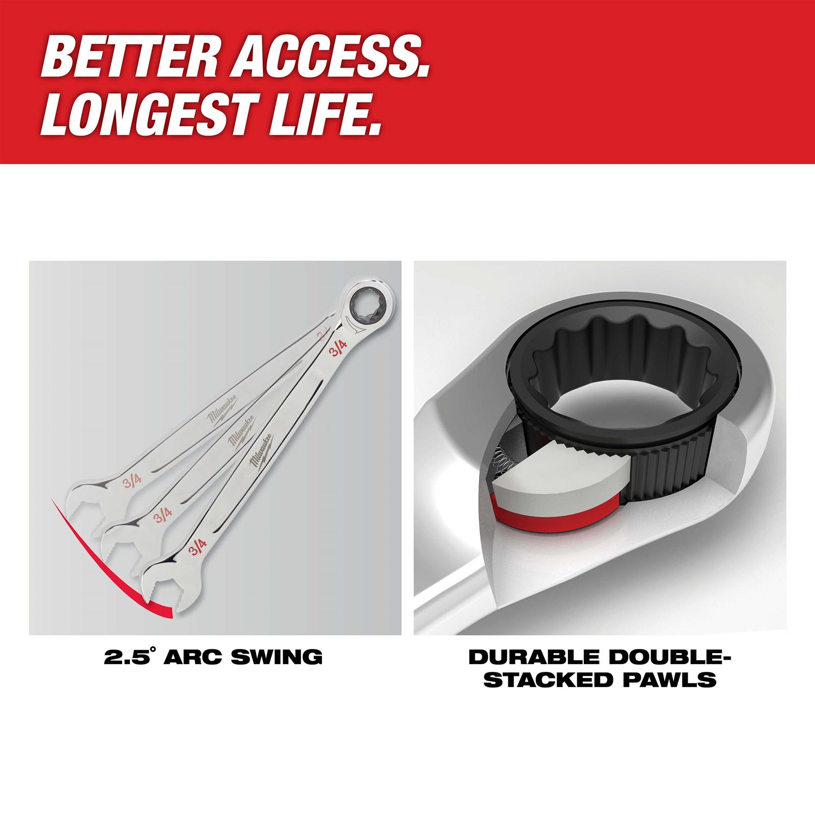 Milwaukee Tool 48-22-9416 Milwaukee 15-Piece Ratcheting