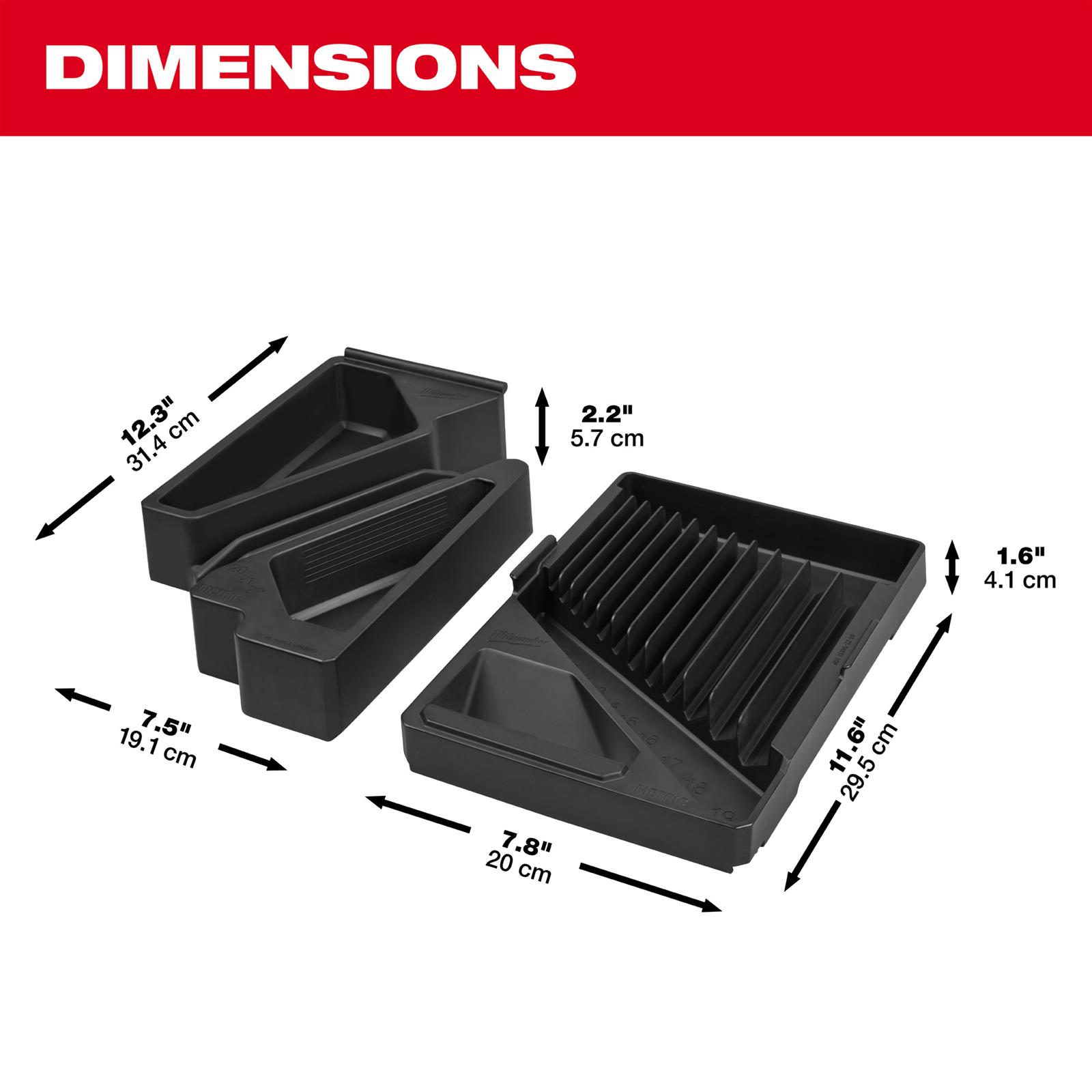 Milwaukee Tool 48-22-9483T Milwaukee PACKOUT Organizer Wrench