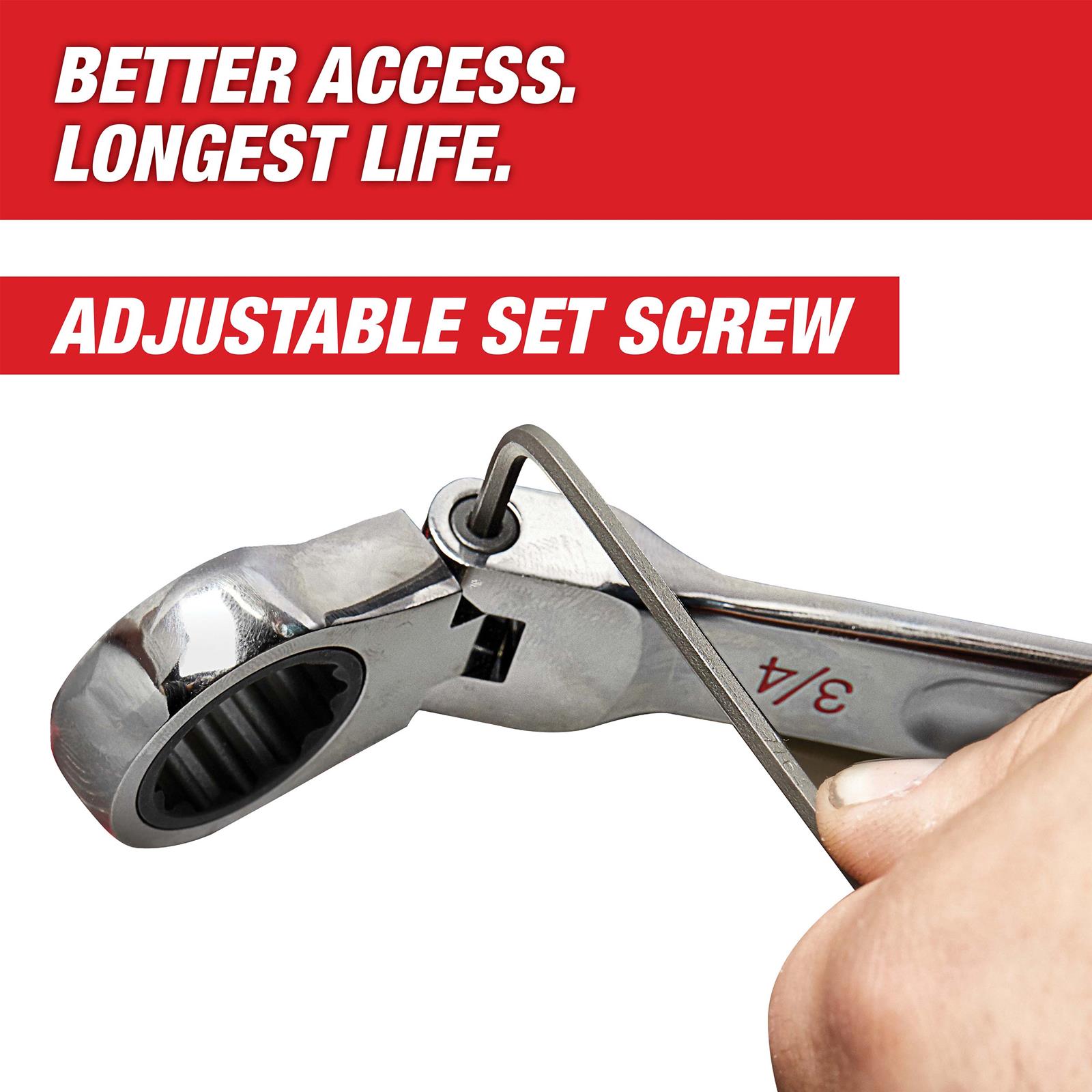 Milwaukee Tool 48-22-9529 Milwaukee 7-Piece Flex Head Ratcheting