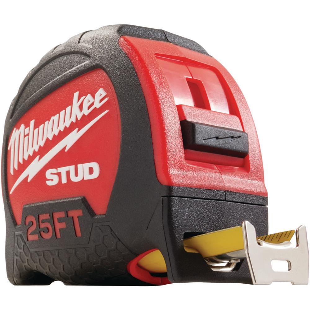 Milwaukee Tool 25ft Magnetic Stud Tape Measure