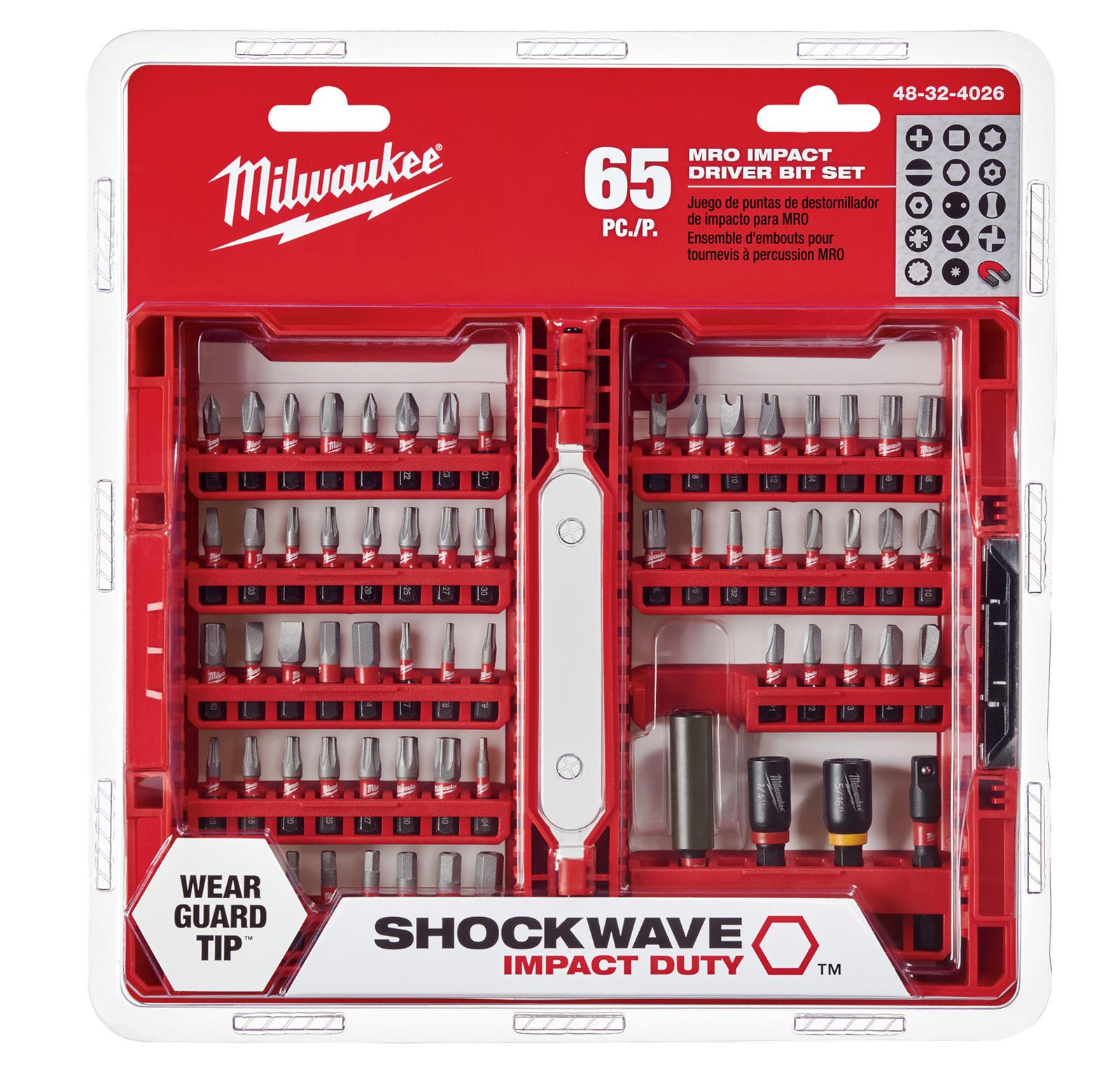 Milwaukee Tool 48324026 Milwaukee SHOCKWAVE Impact Duty Driver Bit