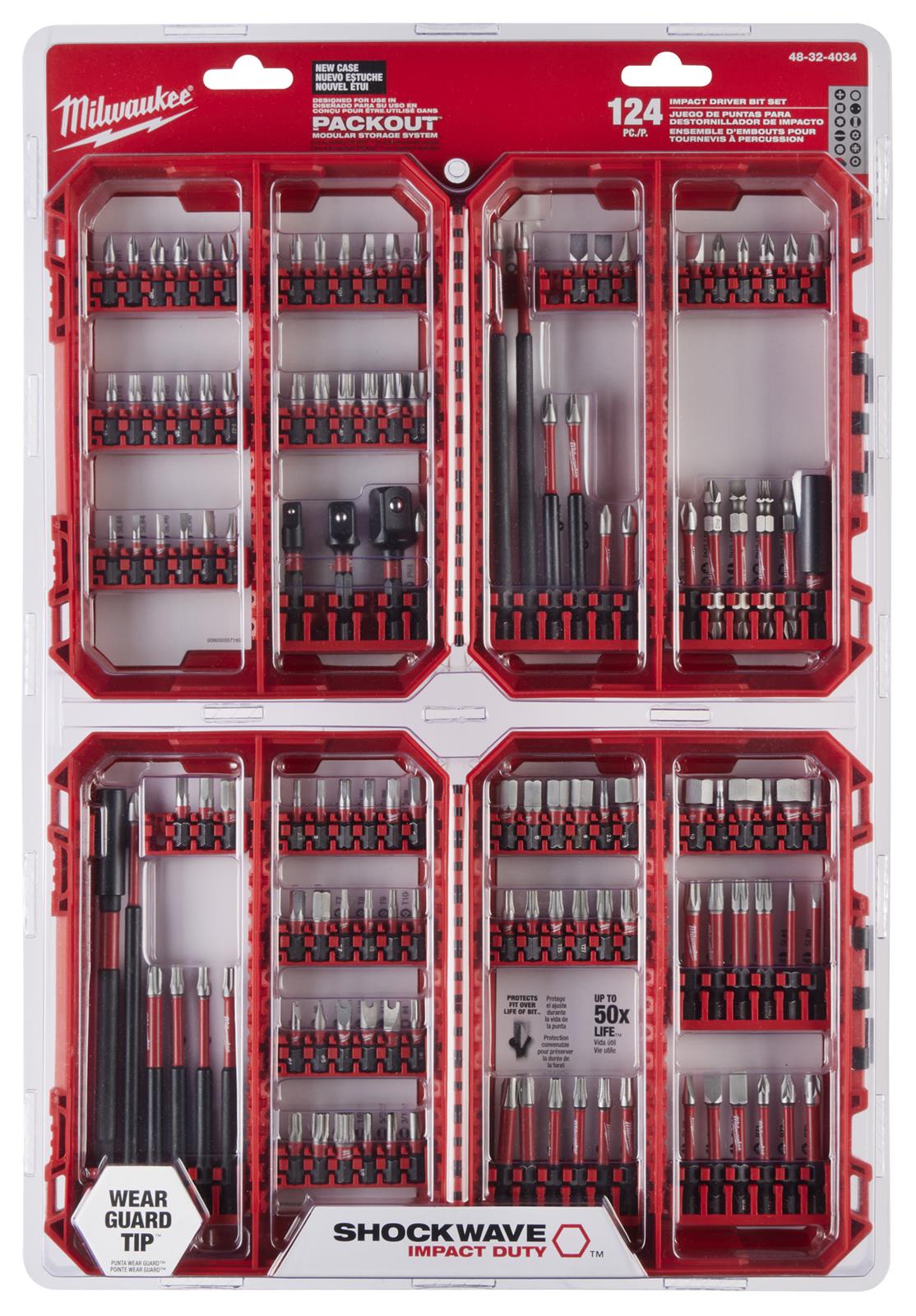 thumbnail image 2 of Milwaukee Self-Feed Bit Accessory Kit - Includes Screws & Hex Wrench For Drill Bits 2 of 9