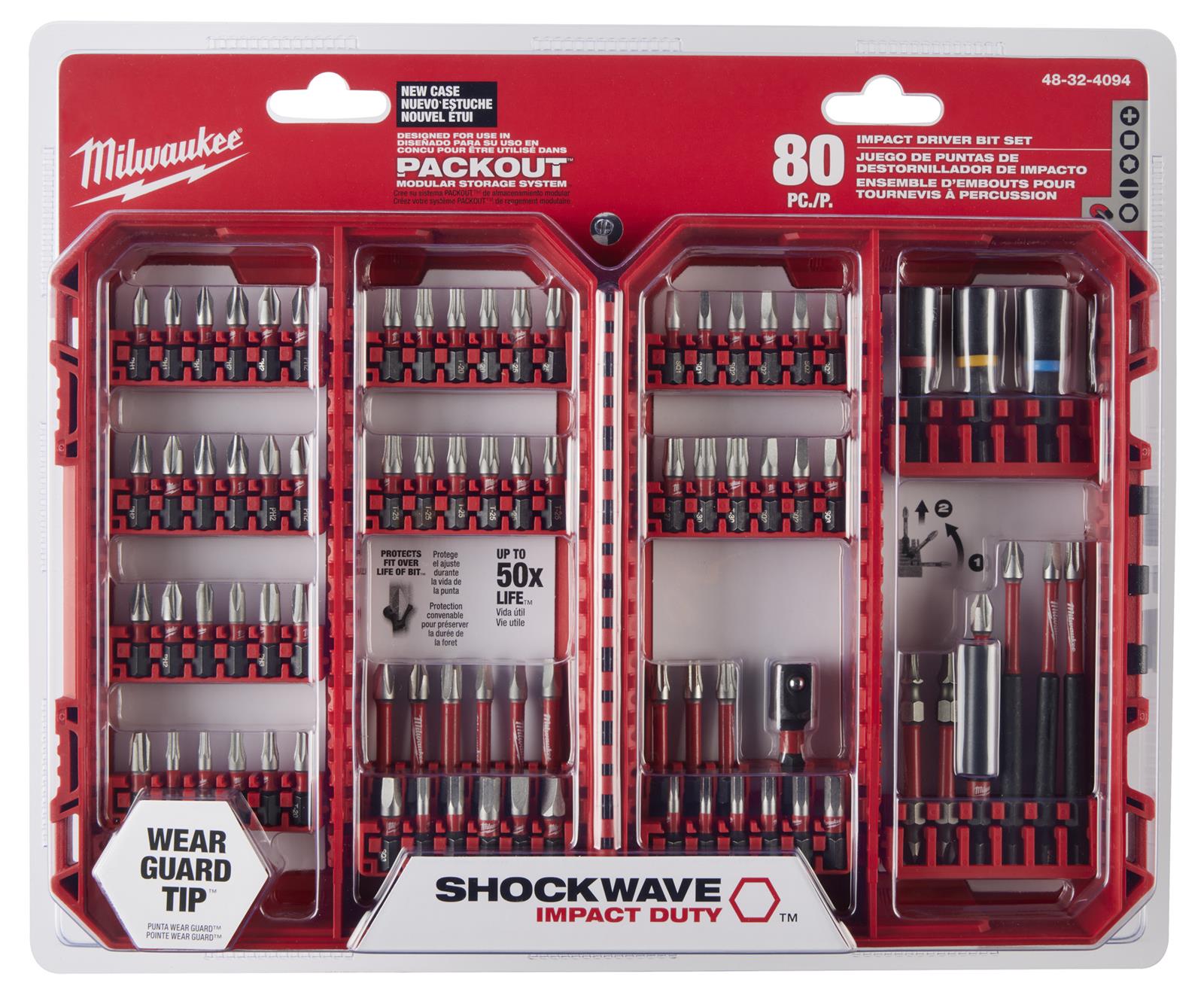 Milwaukee Tool 48-32-4094 Milwaukee SHOCKWAVE Impact Drill and Drive ...