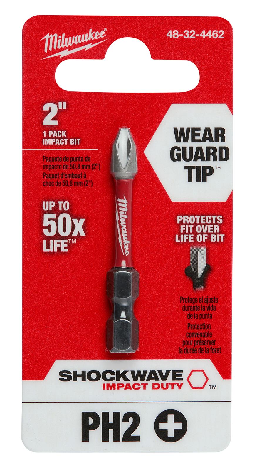 Milwaukee Tool 48-32-4462 Milwaukee SHOCKWAVE Impact Driver Bits