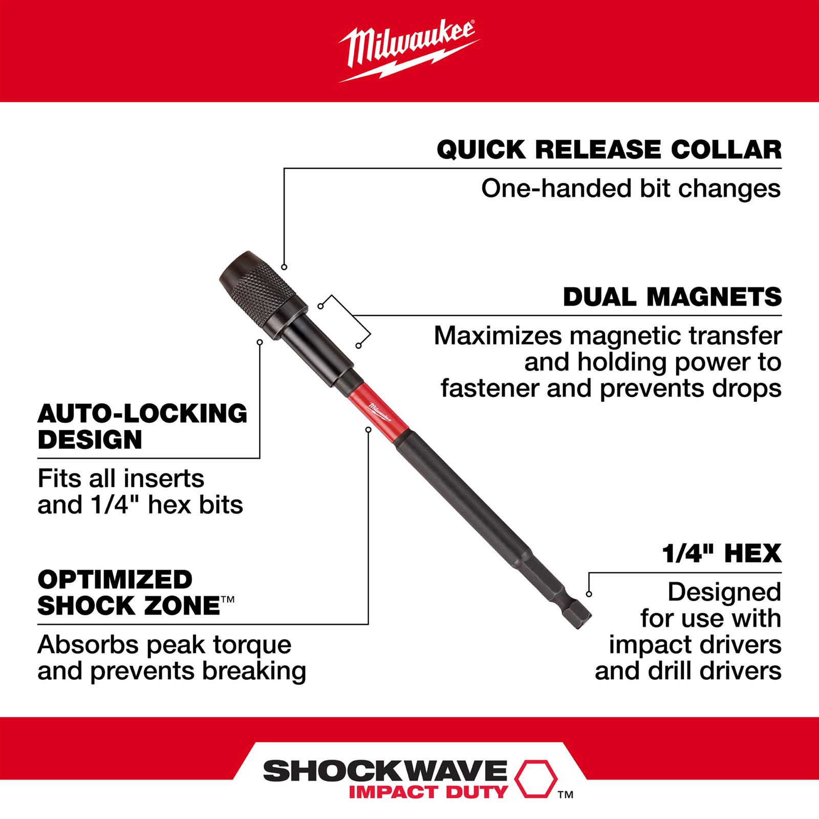 Milwaukee Tool 48-32-4532 Milwaukee SHOCKWAVE Impact Locking Bit