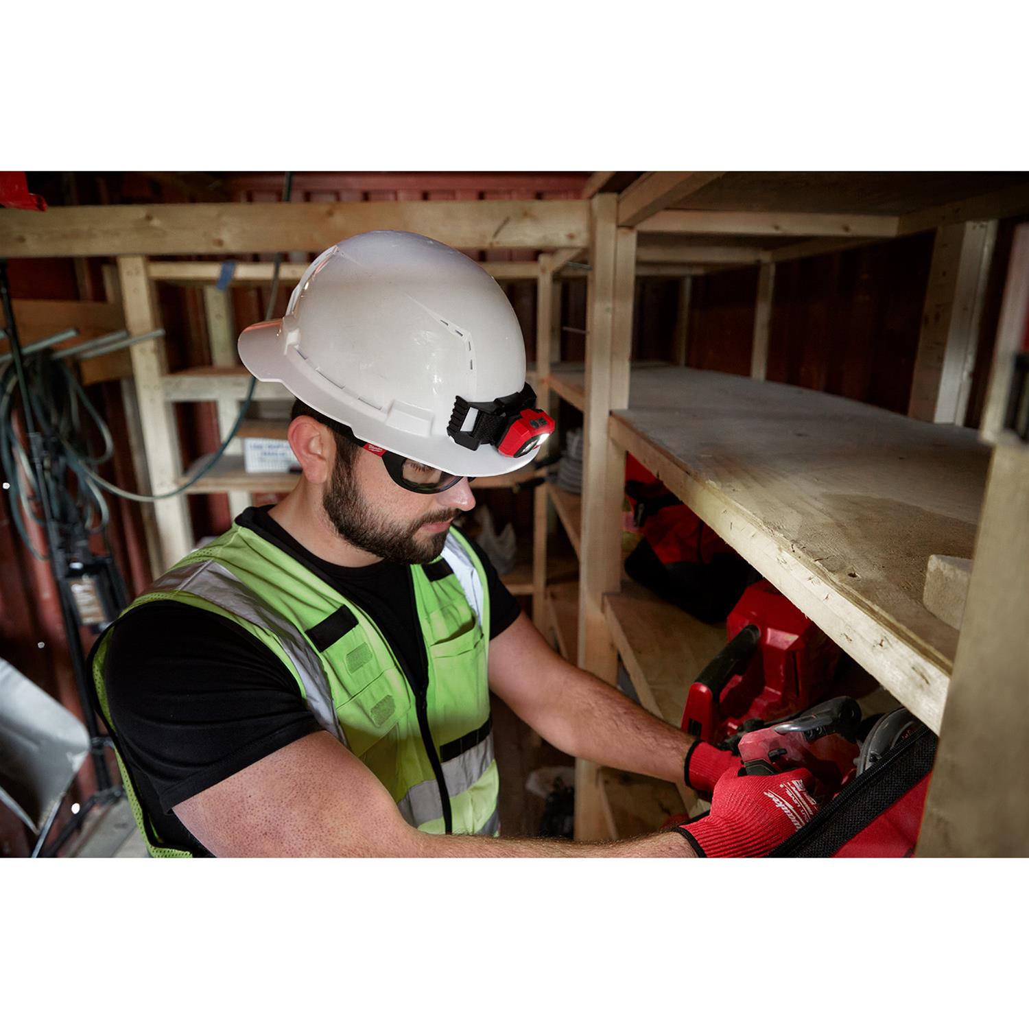 Milwaukee Tool 48-73-1201 Milwaukee Full Brim Vented Hard Hats